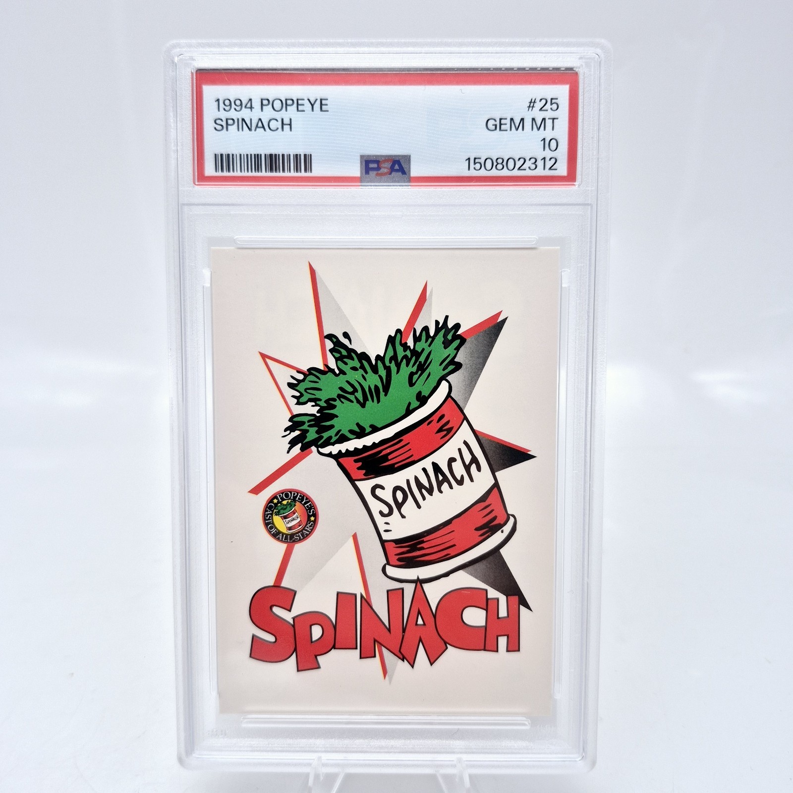 1994 Popeye Spinach #25 PSA 10 Pop 5
