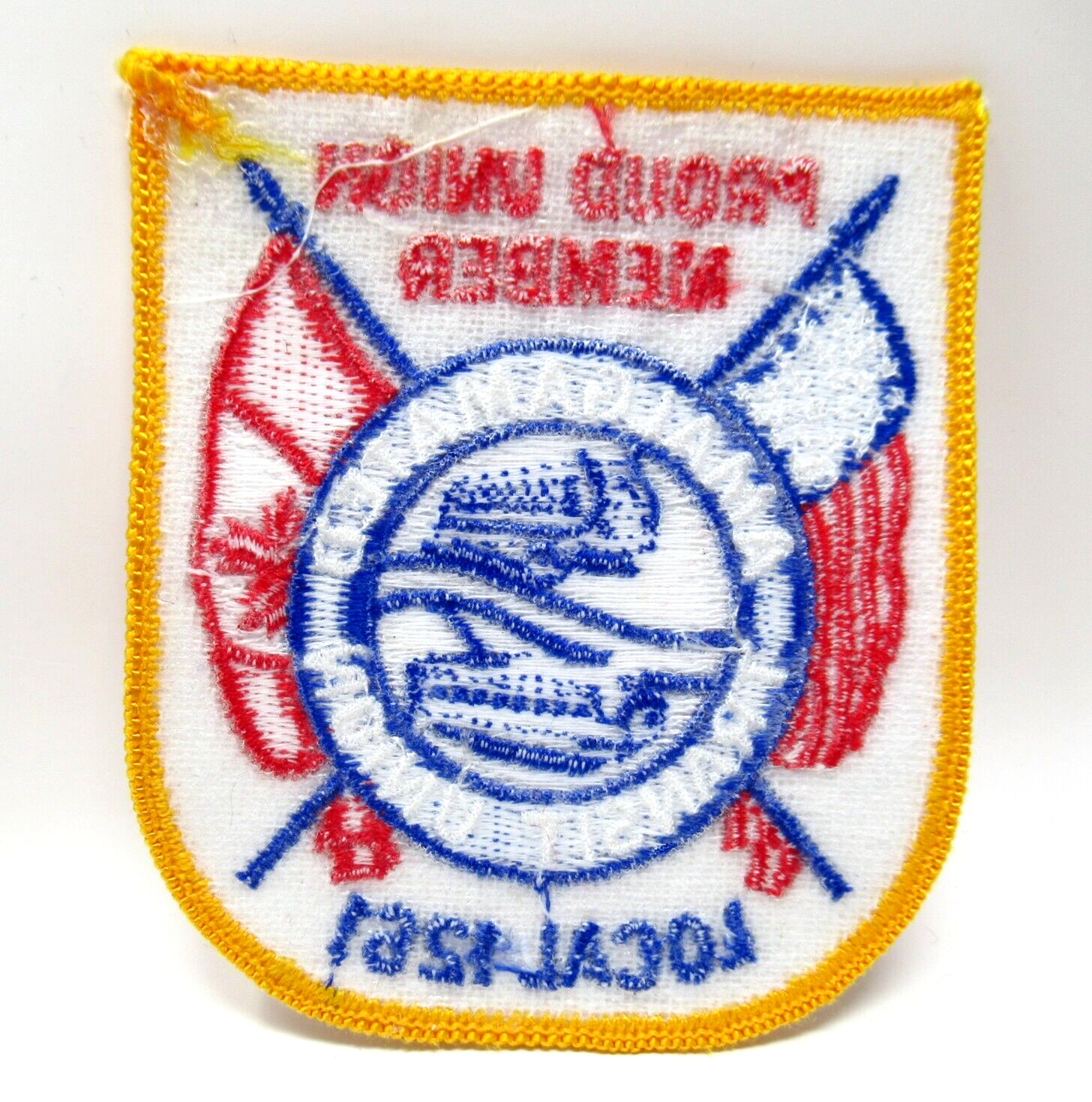 Amalgamated Transit Union Patch Local 1261 Bus Rail Proud Member Vintage Sew On