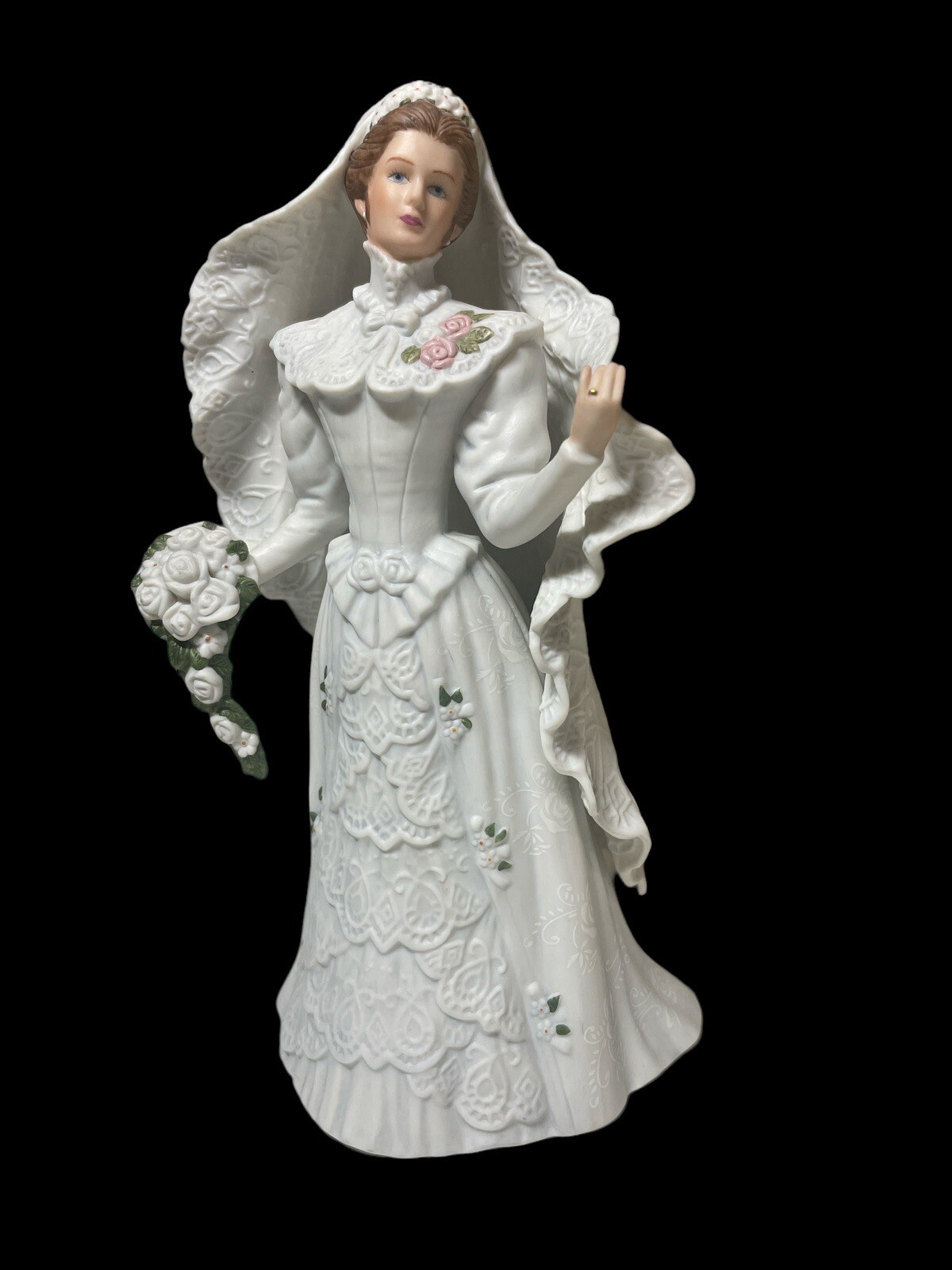 Lenox Centennial Bride Figurine Wedding Promises Bridal Plate Porcelain Set