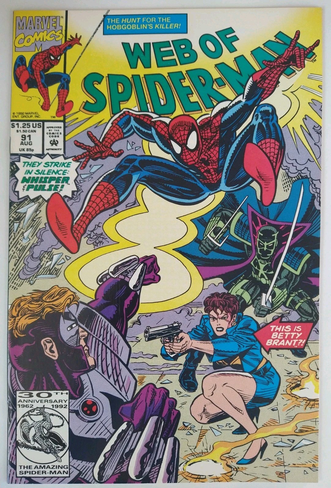 Marvel Comics Web of Spider-Man #91 NM- 9.2