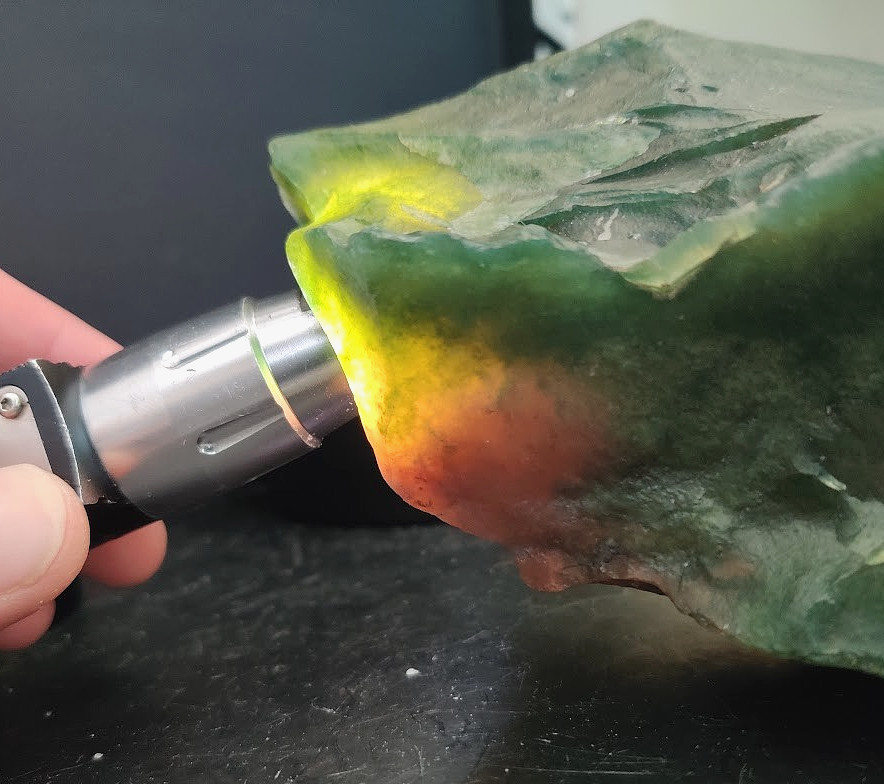 Translucent ‘Watermelon Agate’ Chalcedony 2.25lb (1kg) Display or Lapidary Rough