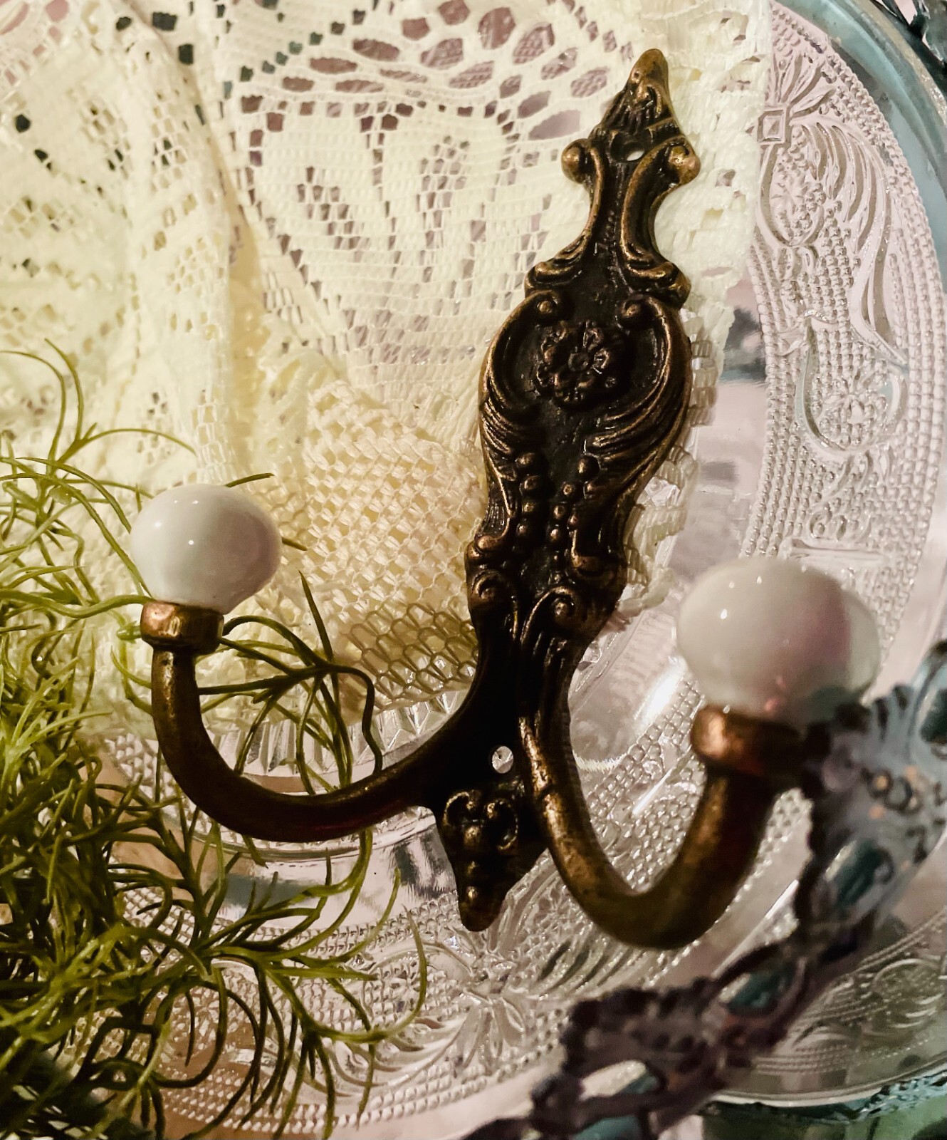 Antique Bronze Metal Wall Cast Iron Wall Hook Coat Hat Towel Hanging Heavy Duty