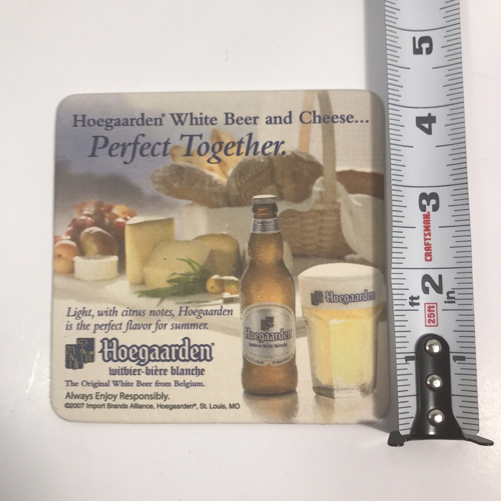 Hoegaarden Paper Coasters Double-sided
