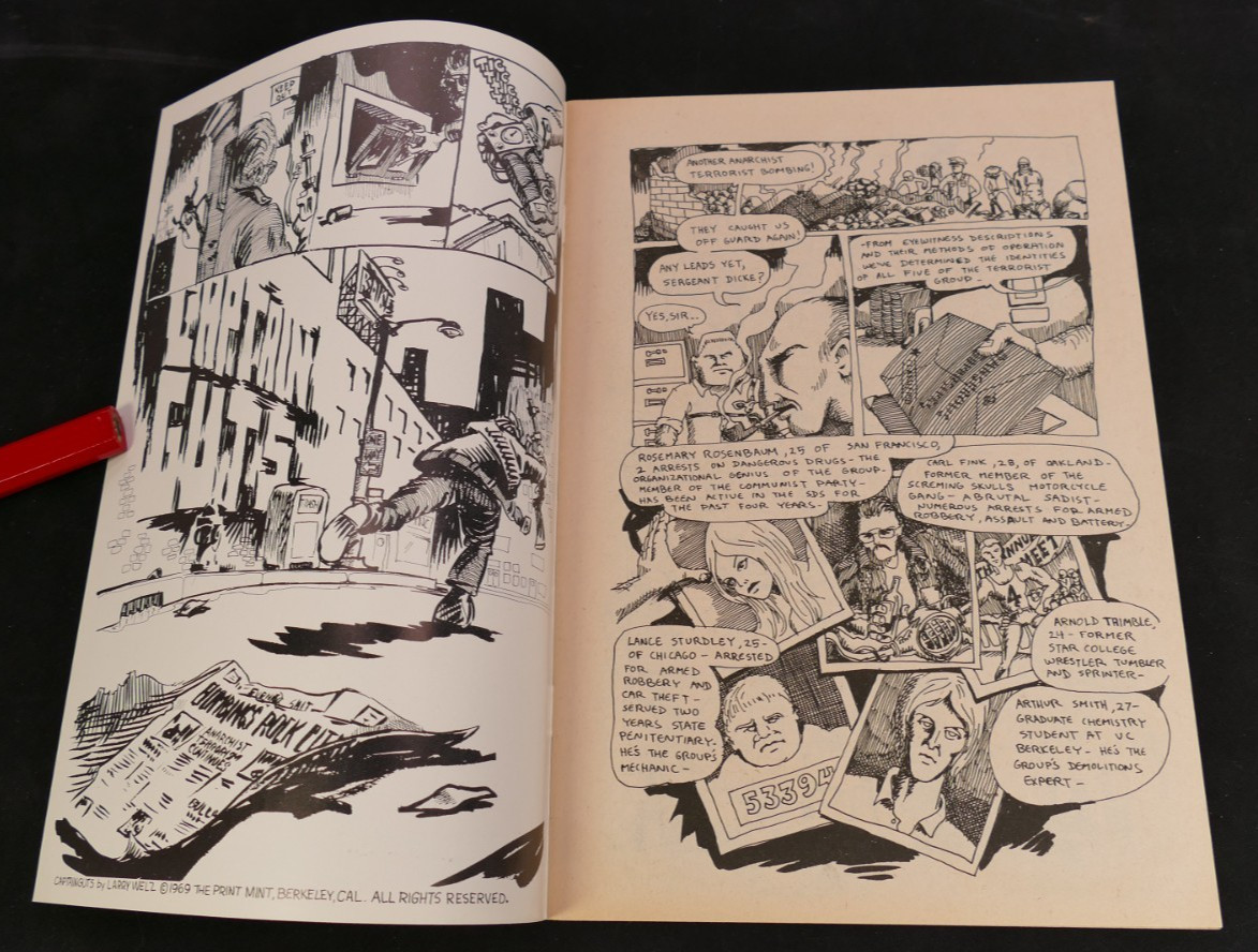 CAPTAIN GUTS Complete Set Underground Comics – High Grade/Unread Comix