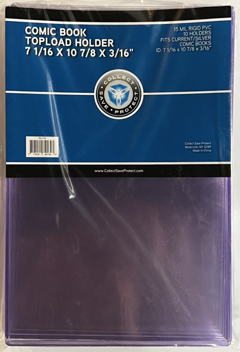 (100) CURRENT MODERN AGE SIZE COMIC BOOK HARD RIGID TOPLOADER STORAGE HOLDERS