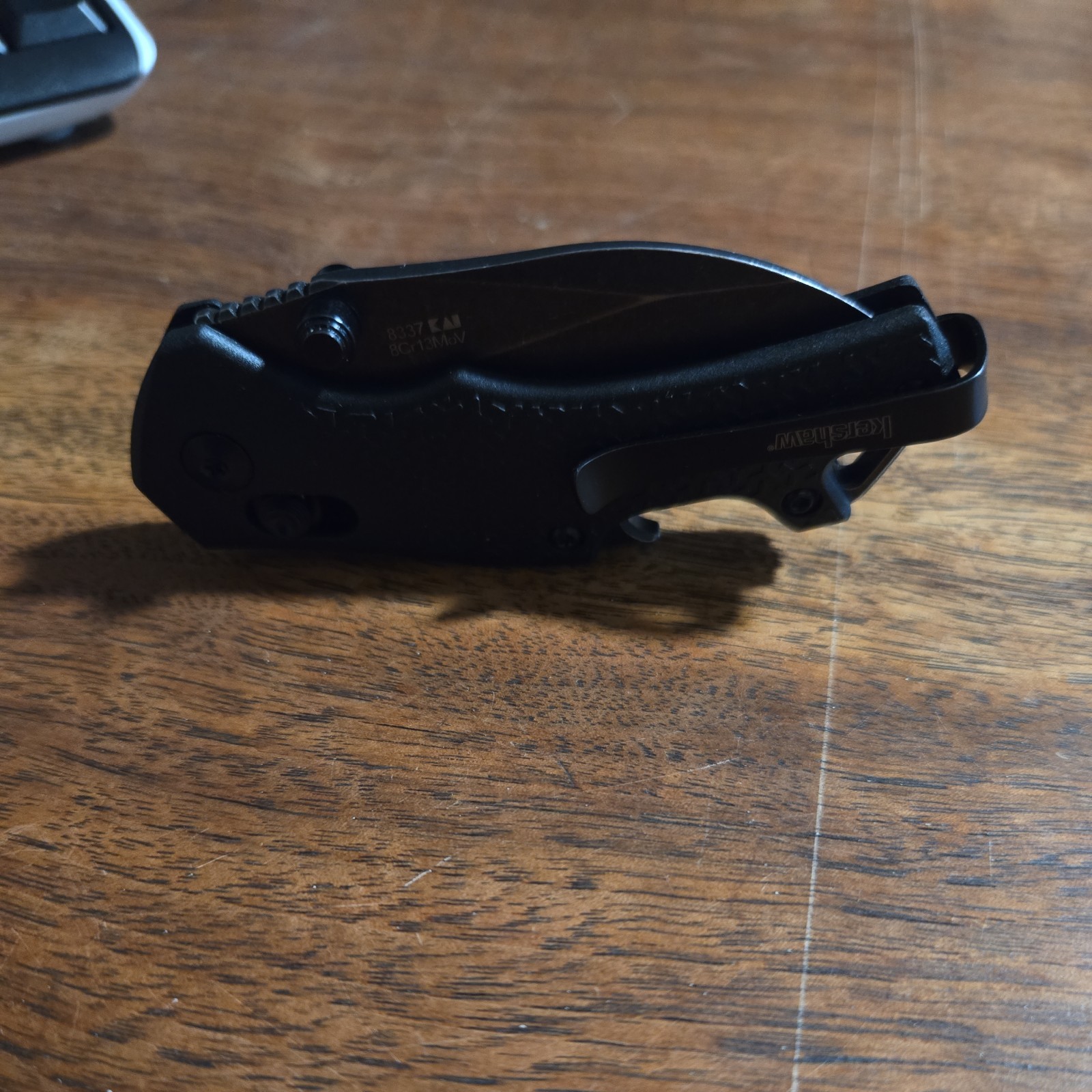 Kershaw Craze DuraLock Black GFN Folding 8Cr13 Reverse Tanto Pocket Knife 8337