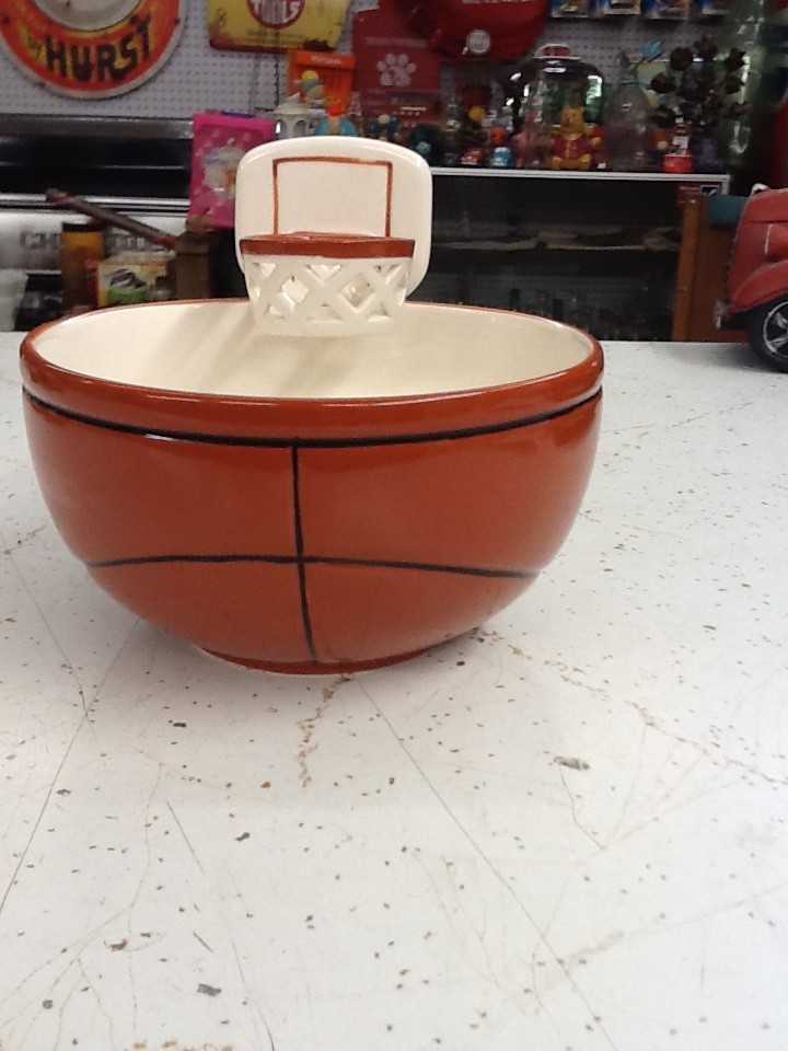 MAX’IS Creations Basketball Mug with Hoop – 15 oz Ceramic Sports Cup/Bowl CUTE!