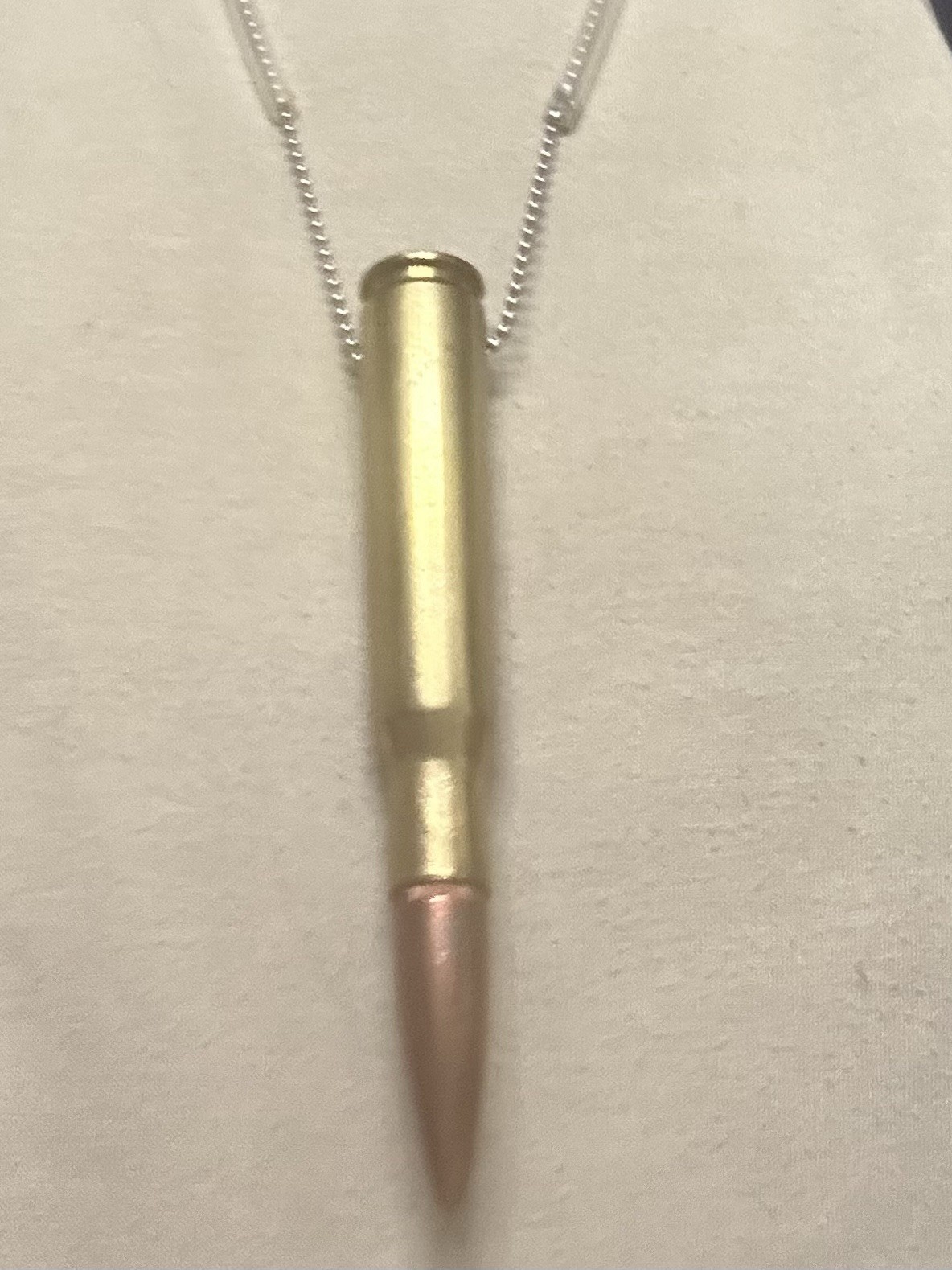 BMG 50 Cal Lanyard Necklace with shell