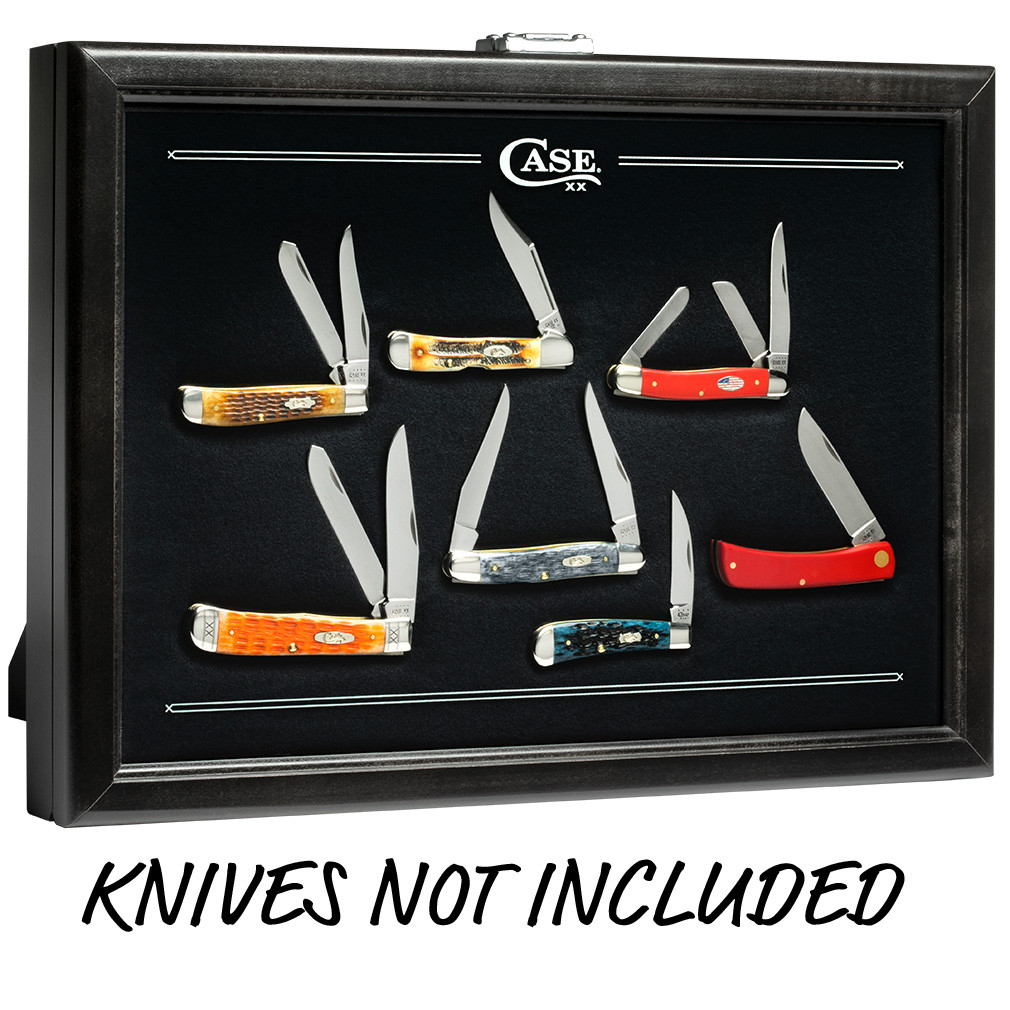 CASE XX KNIVES BLK/GRY LARGE COUNTERTOP DISPLAY – 18W X 13H X 2D (53016) POCKET