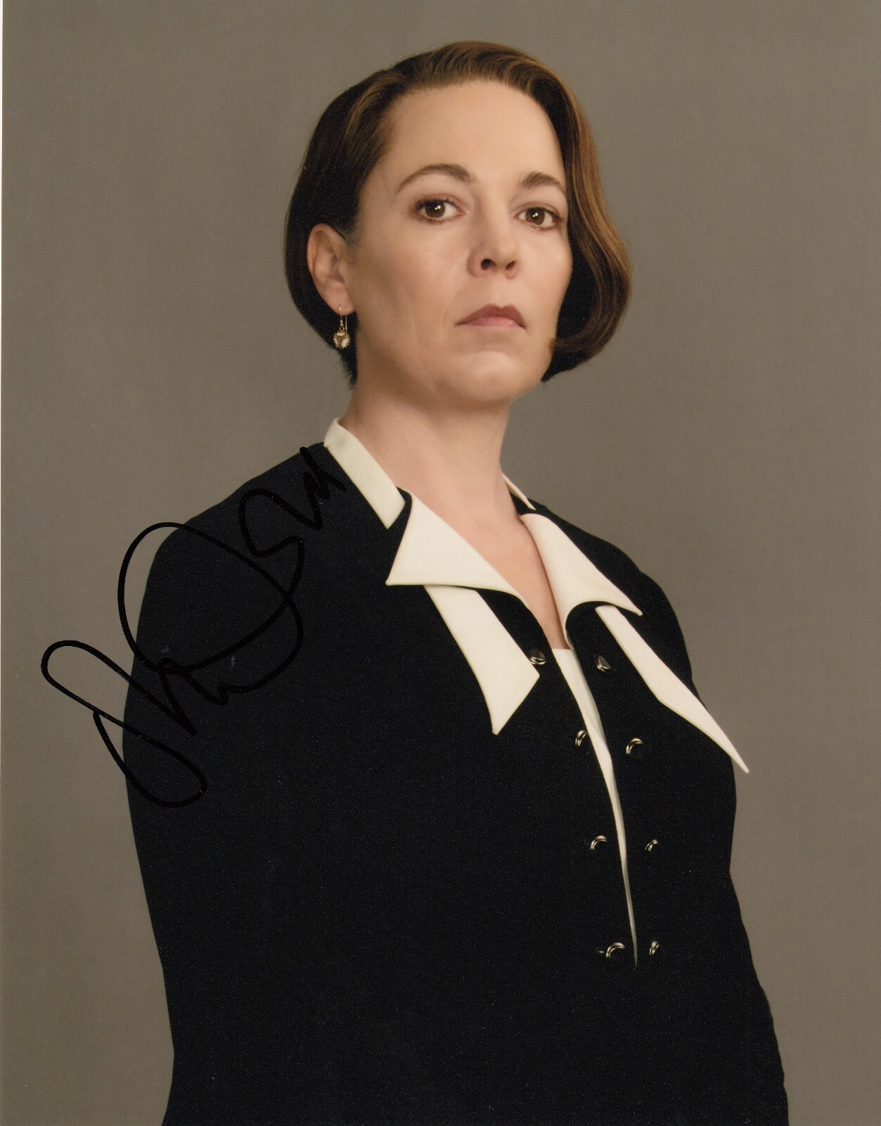 Olivia Colman HAND Signed 10×8 Photo AFTAL *SEE* PHOTO & VIDEO PROOF [19123]