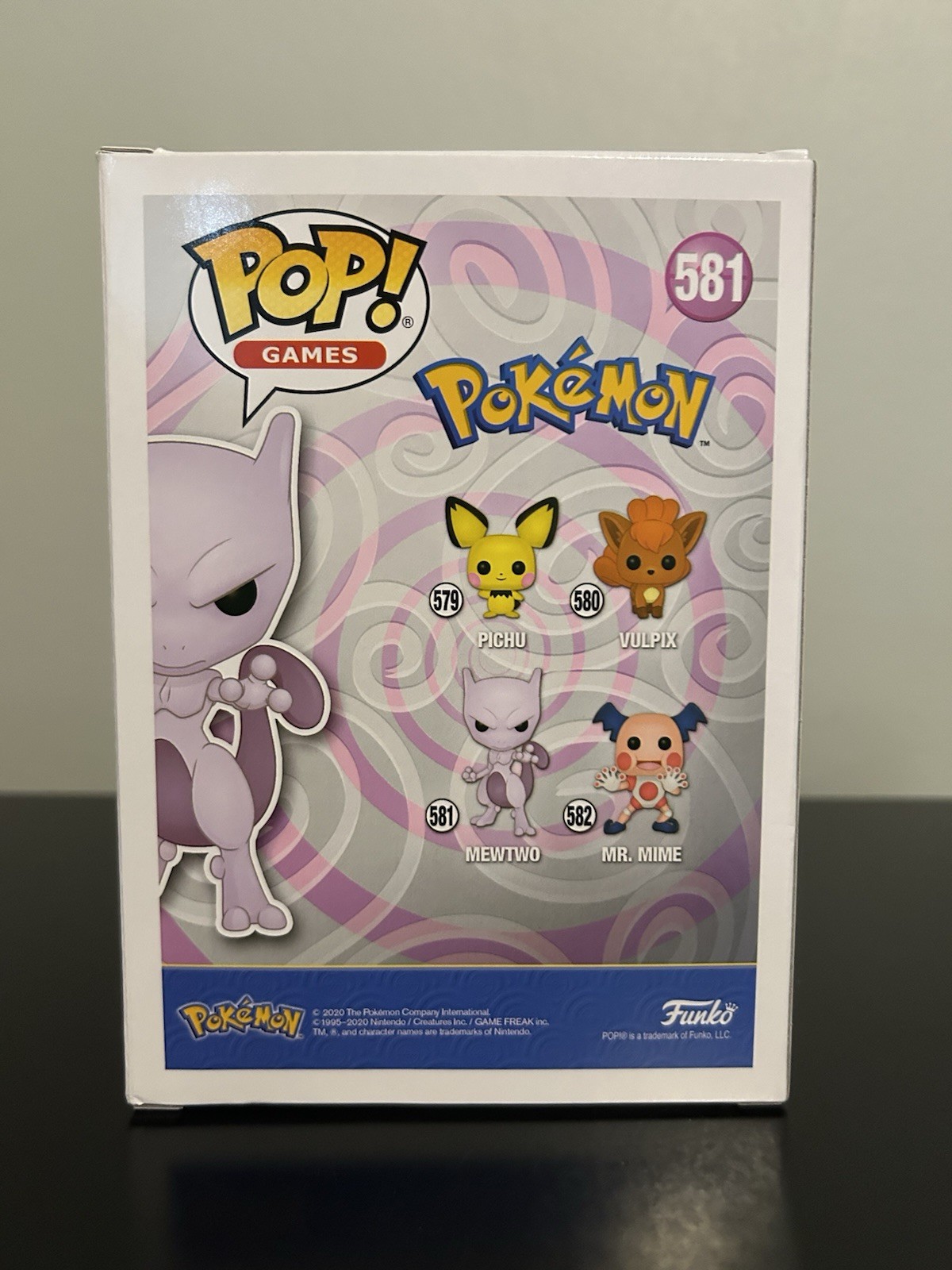 Funko Pop! Pokémon Mewtwo #581 Signed Jay Goede Philip Bartlett *NO COA*