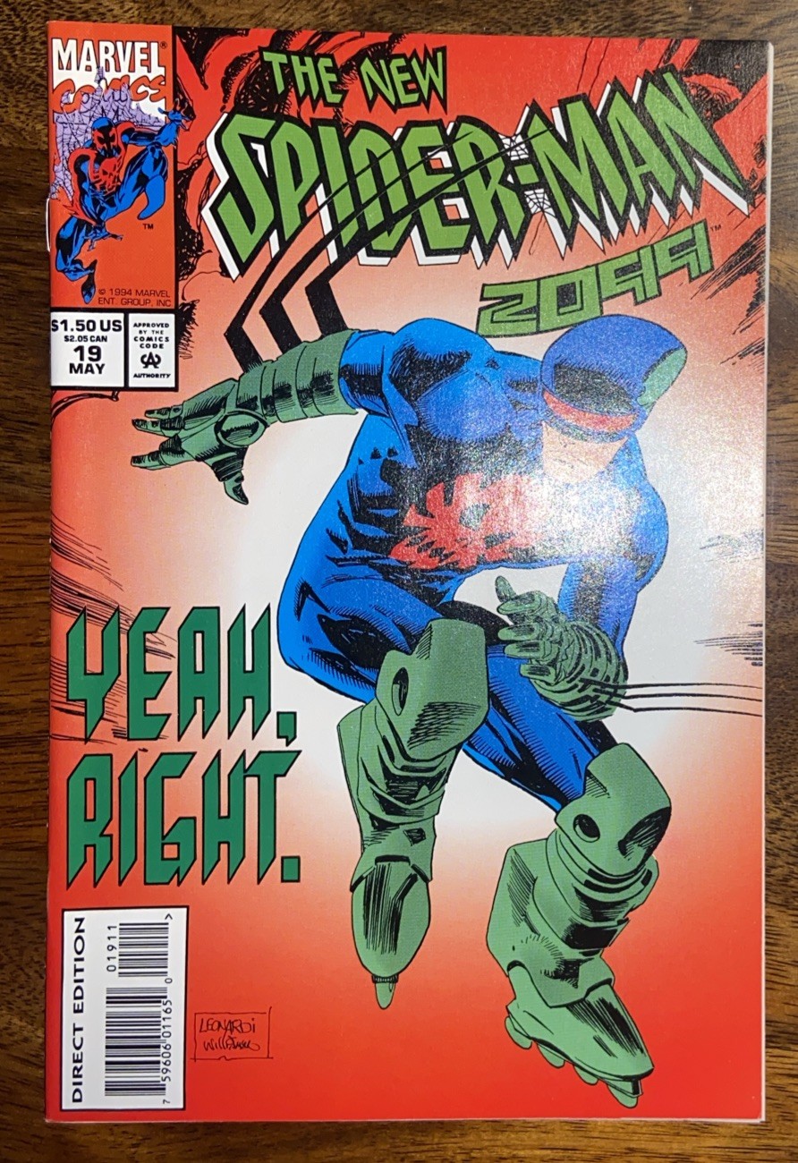 SPIDER-MAN 2099 19 NM UNREAD! 1994 VOL 1 SERIES MARVEL COMICS MASTERPIECES SHEET