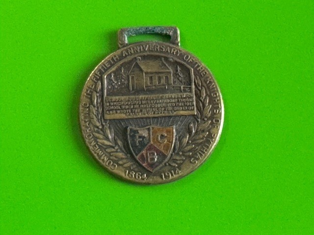 WF-057 Knights of Pythias Watch Fob – 50 year Anniv.-100 Plus years old