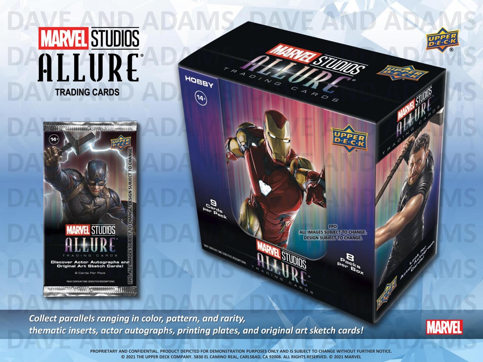 2022 Upper Deck Marvel Studios Allure Hobby Box