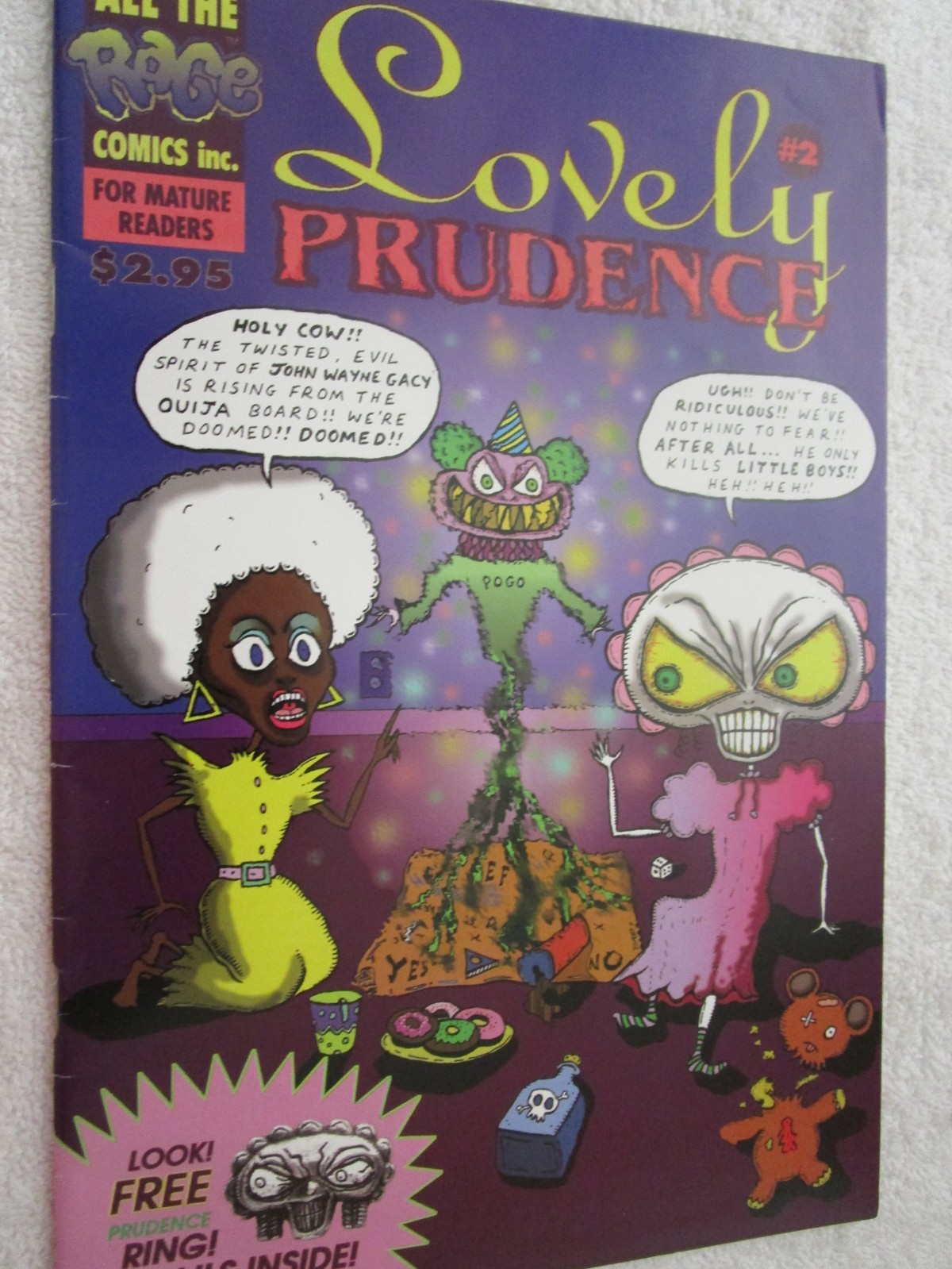 Lovely Prudence #2 Vol. 1 Comic Book (1996, All the Rage Comics Inc.) UNGRADED