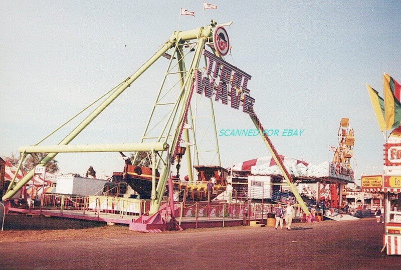 Conklin Shows Eastern States Expo Big E Color Photo Tidal Wave Midway Ride 1994