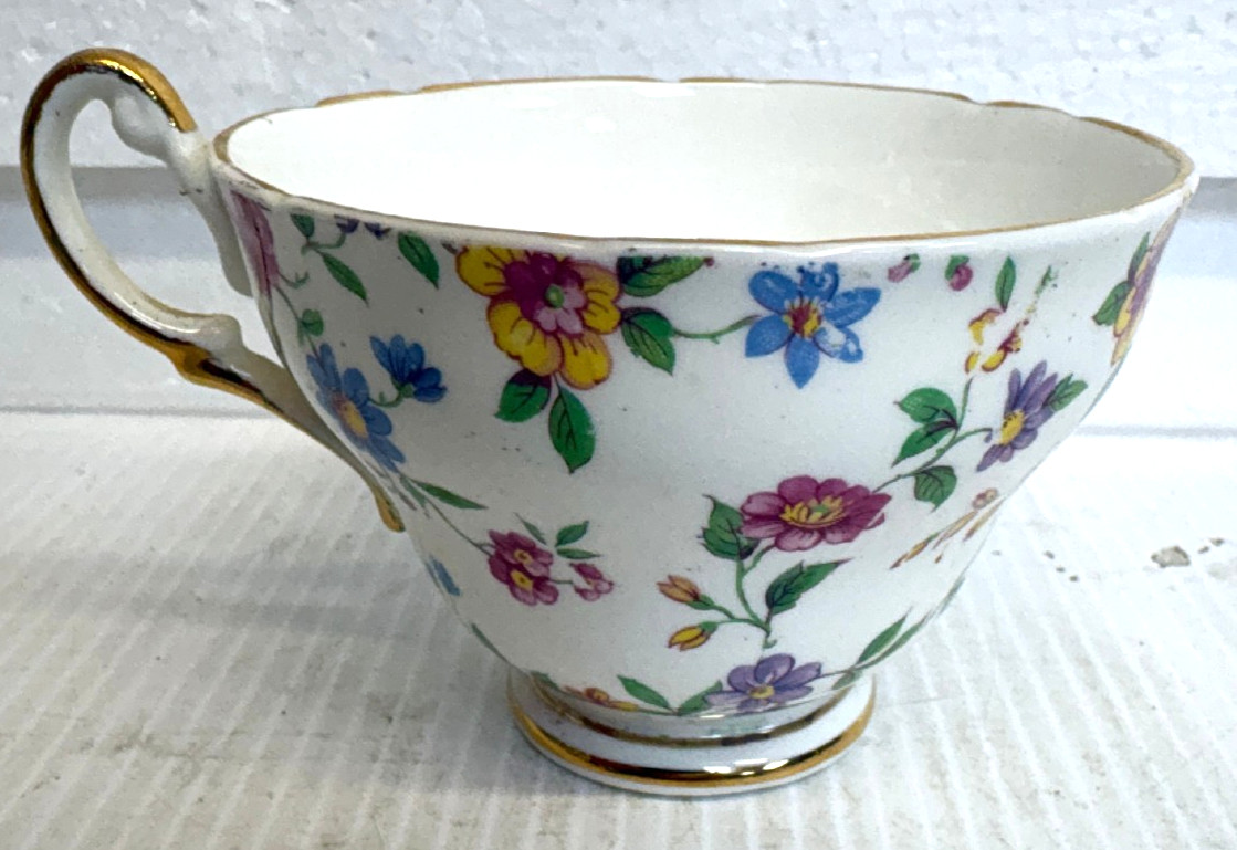Regency Tea Cup Parade of Flowers Bone China England