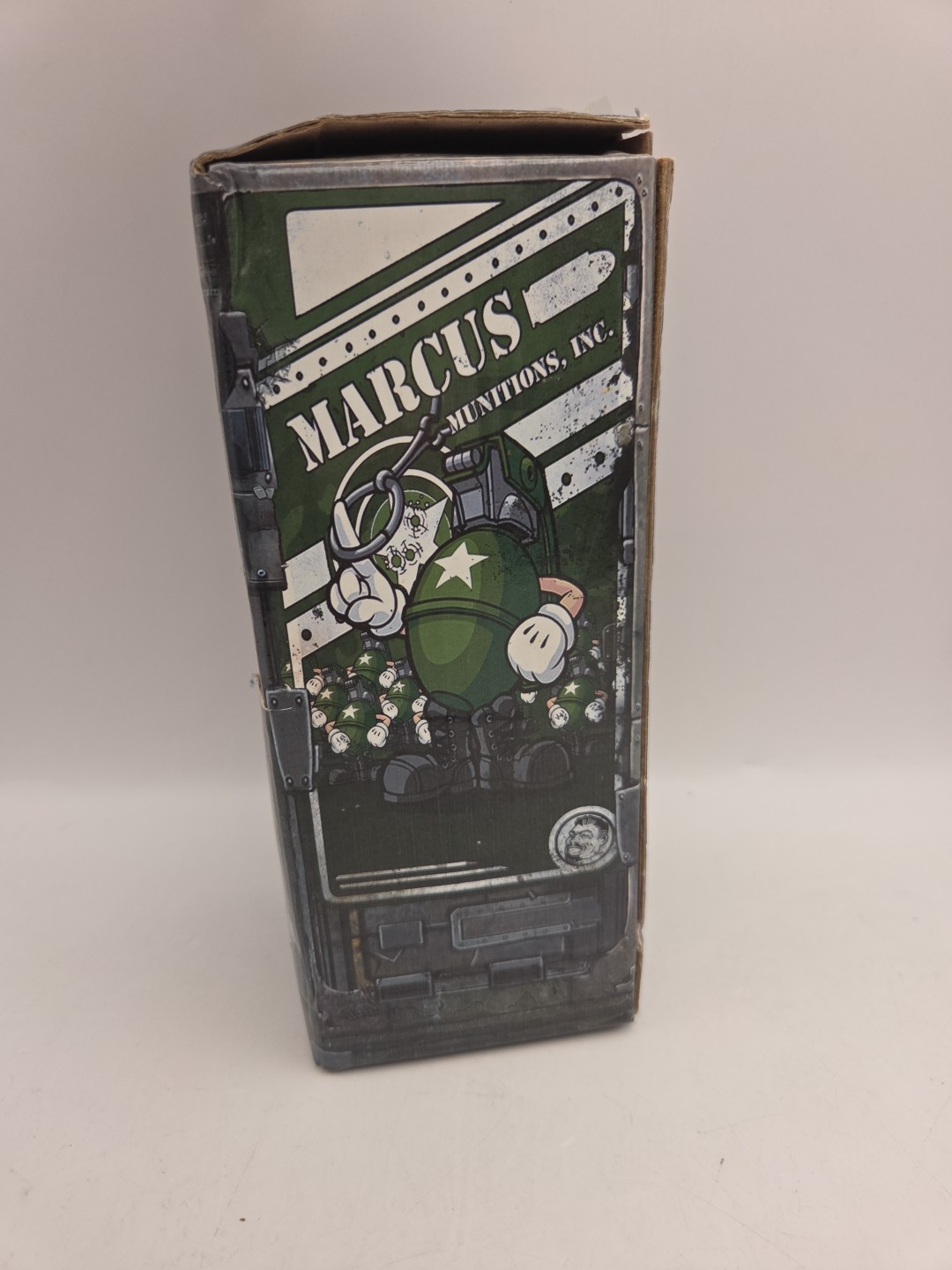 Gearbox Borderlands 2 MARCUS MUNITIONS INC. Bobblehead Figure READ DAMAGED BOX