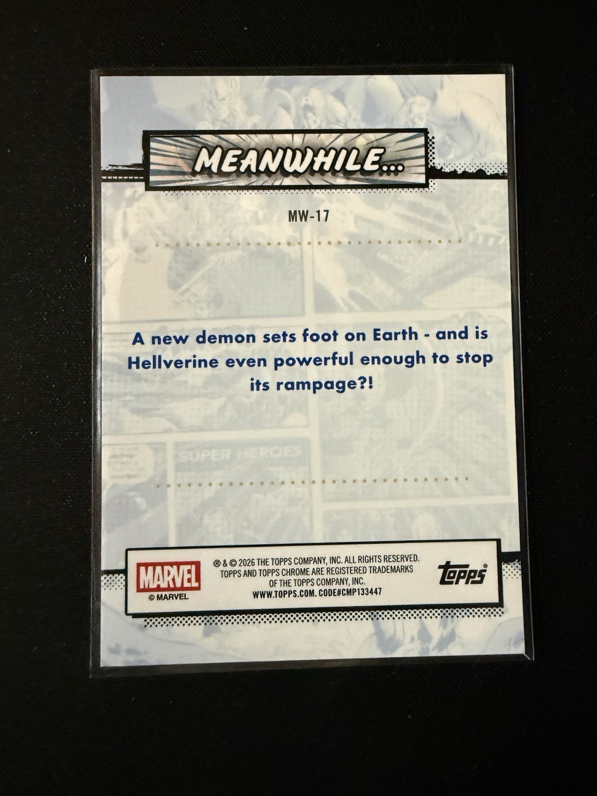 2026 Topps Chrome Marvel Orange Refractor /25 Hell Hulk’s 1st Appearance