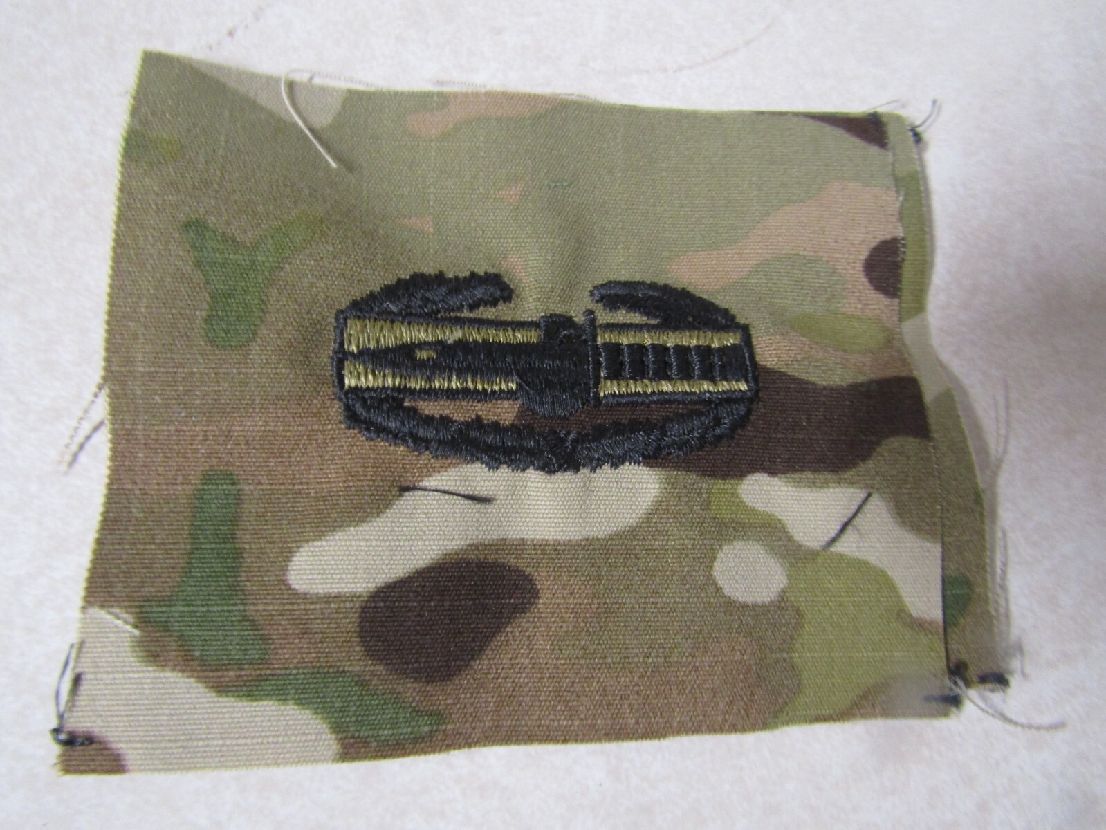 MILITARY PATCH SEW ON US ARMY OCP MULTICAM COMBAT ACTION BADGE