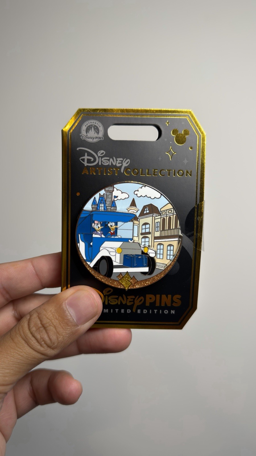 Disney Parks 2026 Artist Series Main Street USA Donald Daisy Duck Pin