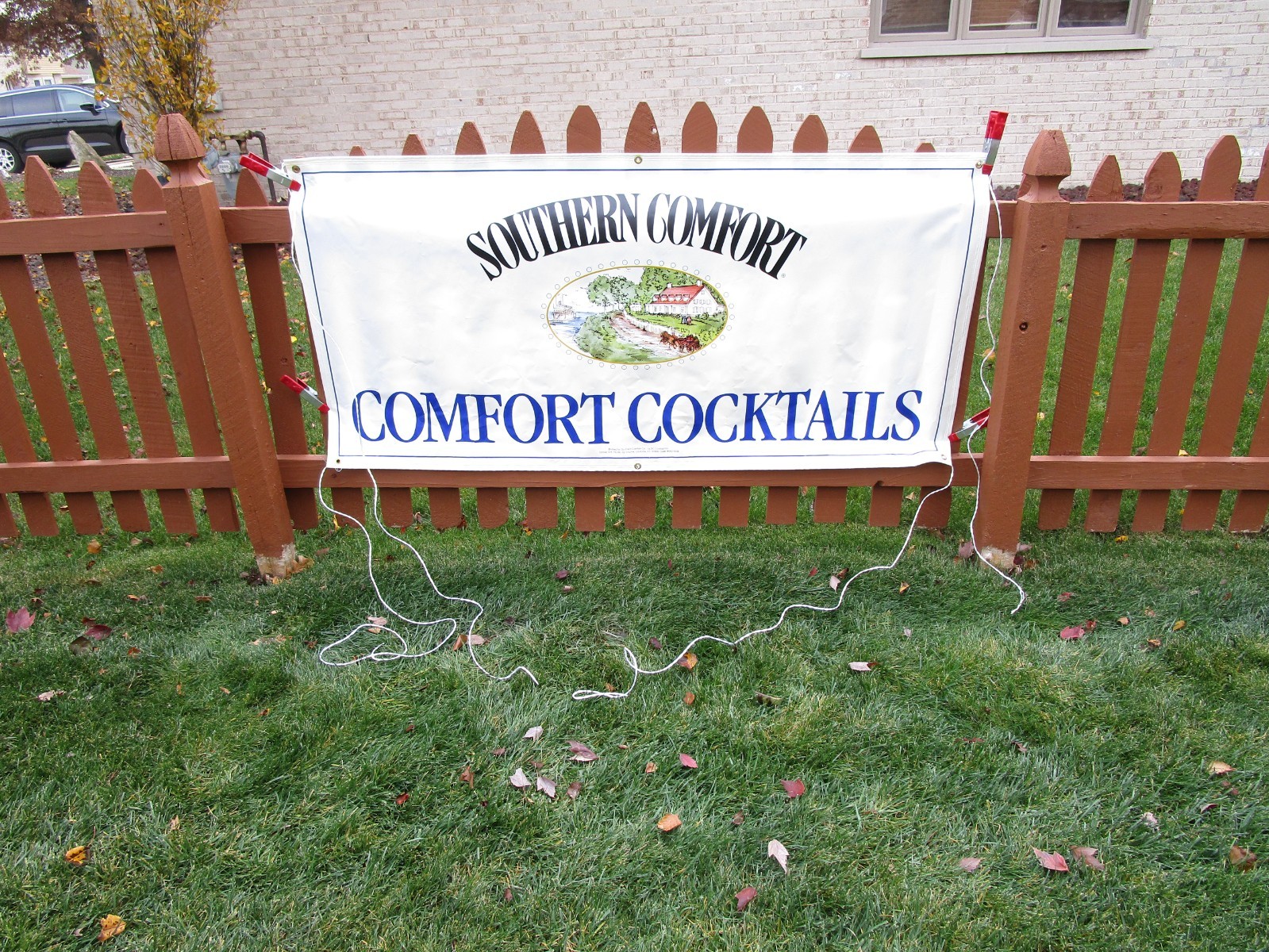 Southern Comfort Banner Comfort Cocktails Original 1993 Southern Comfort Sign