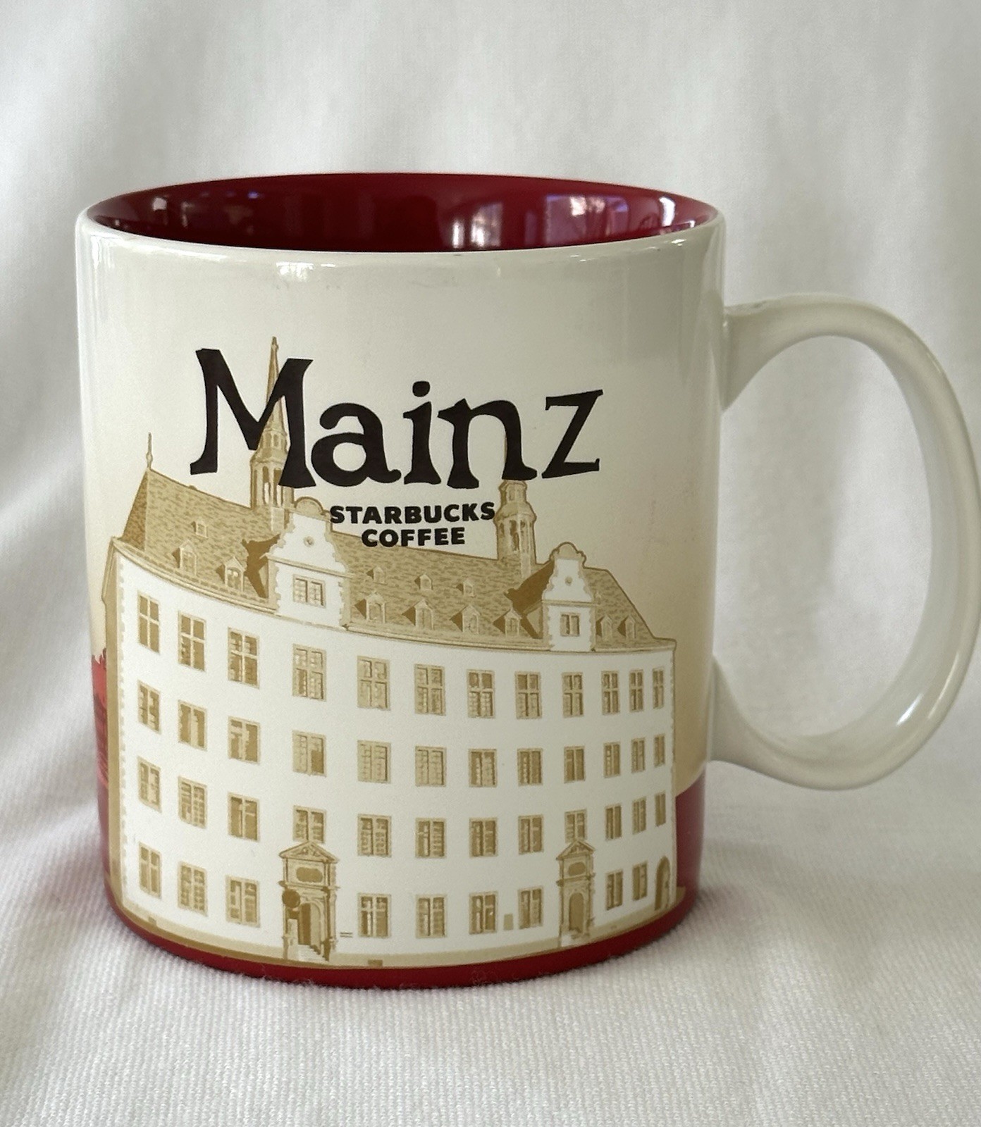 Starbucks Mainz Germany Global Icon Series 2012 Coffee Cup Mug 16 Ounces