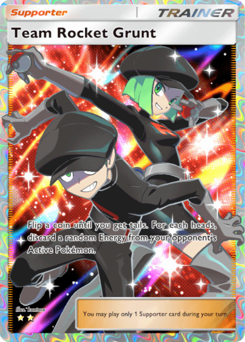 (FAST) Team Rocket Grunt – Full Art – ENG – Pokemon TCG Pocket (DIGITAL CARD)