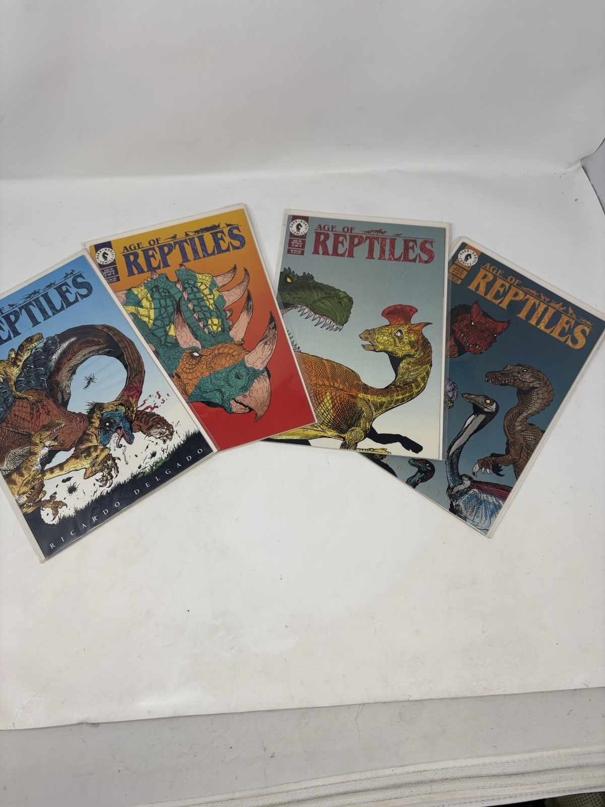 Age of Reptiles #1-4 Complete Set Ricardo Delgado Dark Horse Comics 1993 VF