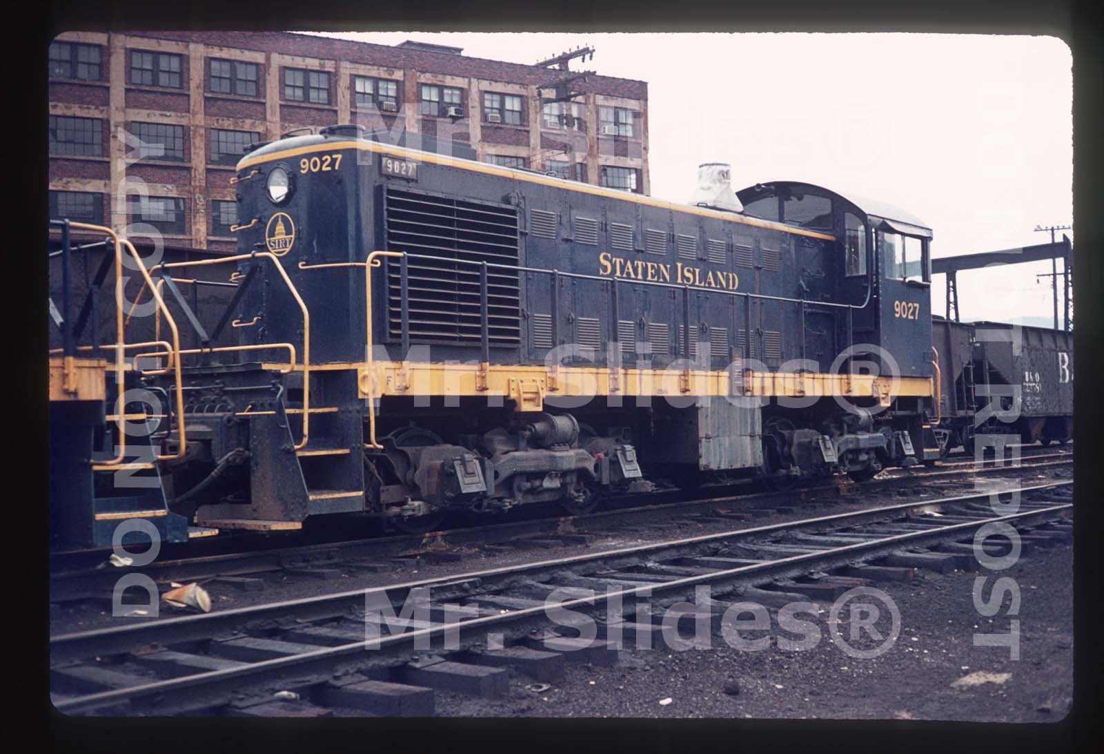 Original Slide Staten Island ALCO S2 9027 Glenwood PA 1972
