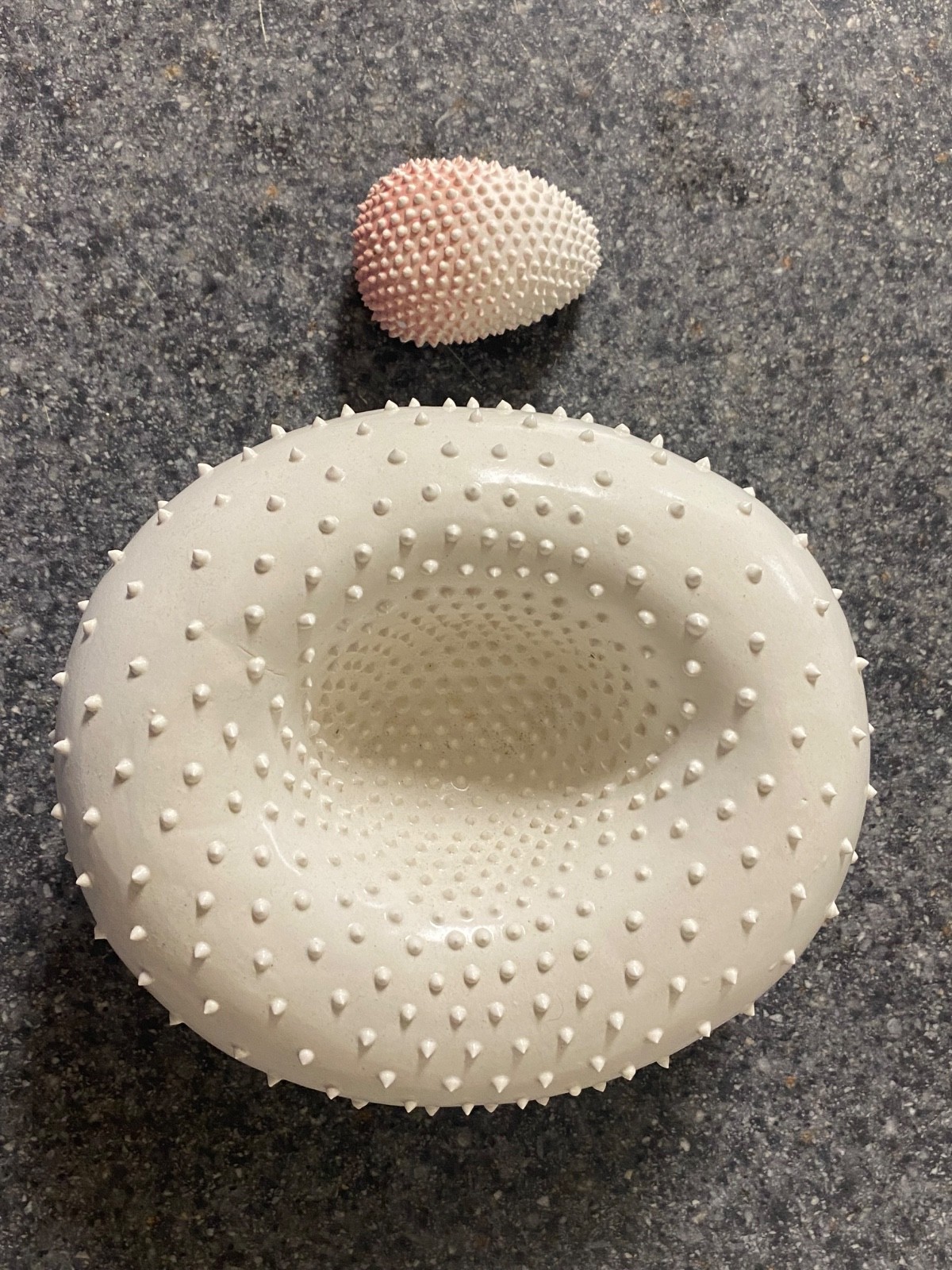 Dependence Earthenware White Ceramic Pottery by Amy Chase