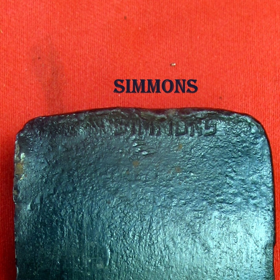SIMMONS Single Bit Axe Head 3lb 7oz 4-3/4”Blade Michigan Pattern