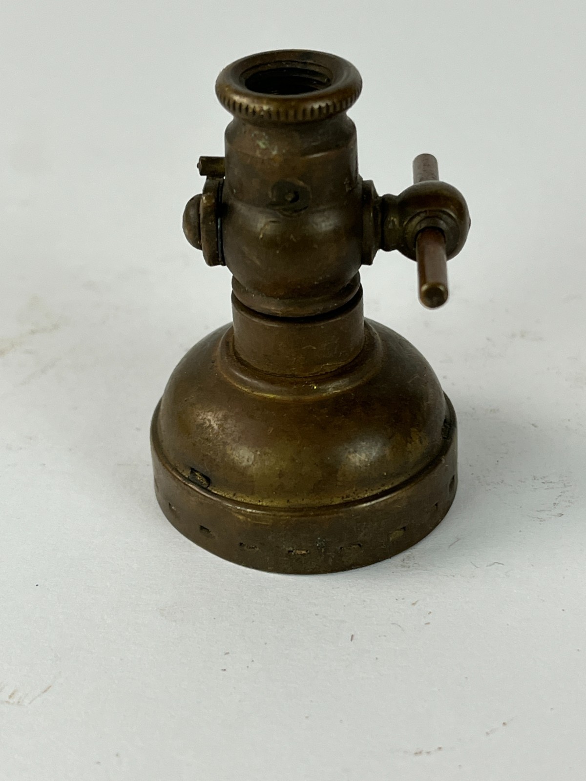 Original Antique Hose Nozzle Powder Flask Spout Lamp Burner Adjustable