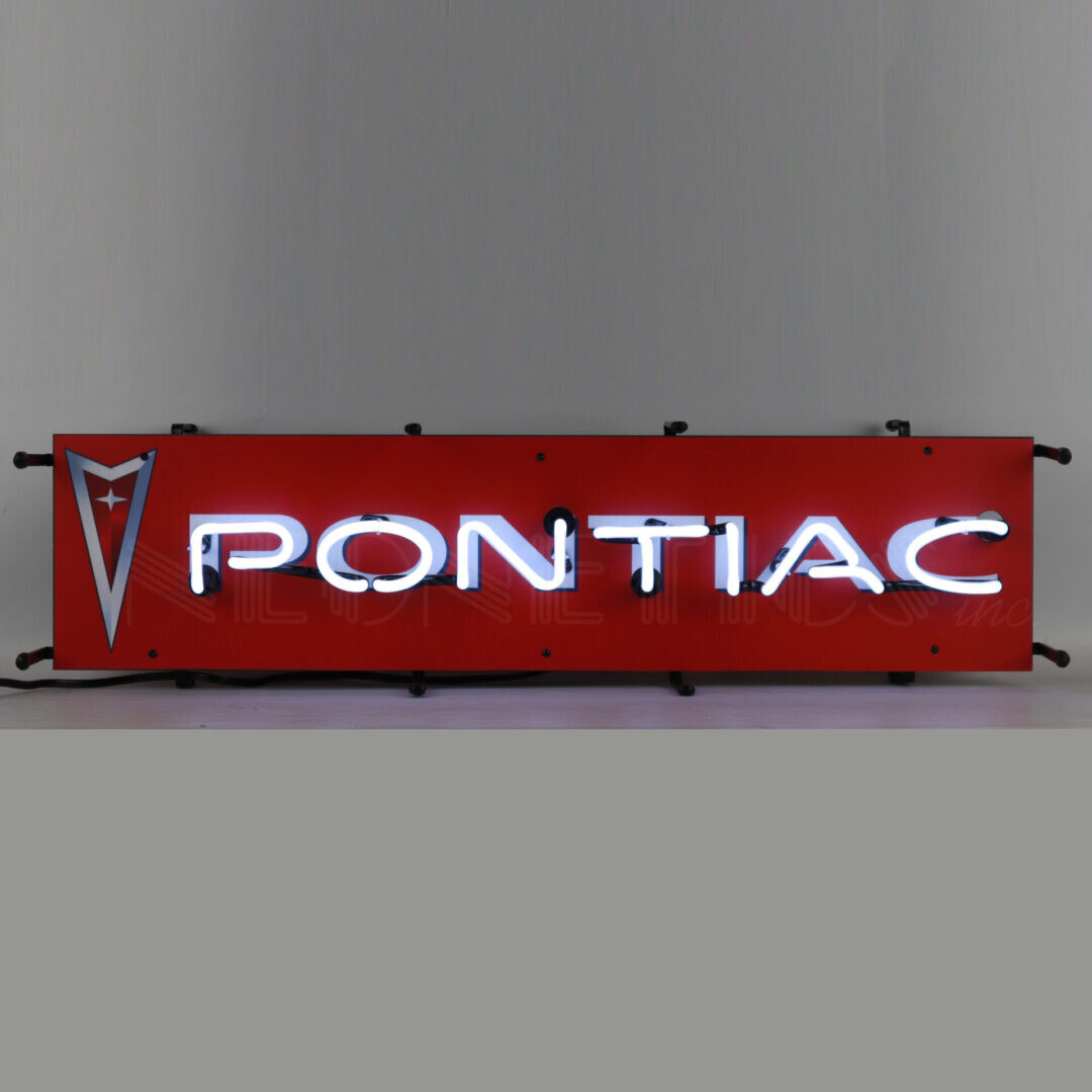 Pontiac 32″ Neon Sign Indian head Garage Gas Station Service Trans Am G8 G6 GTO