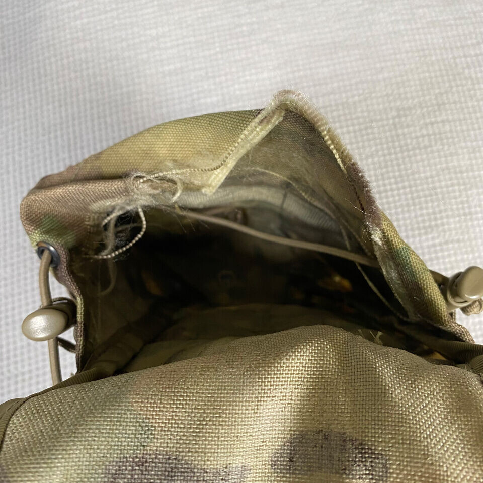 DAMAGED – Army 1 QT General Purpose Canteen Pouch Molle II Multicam OCP Woodland