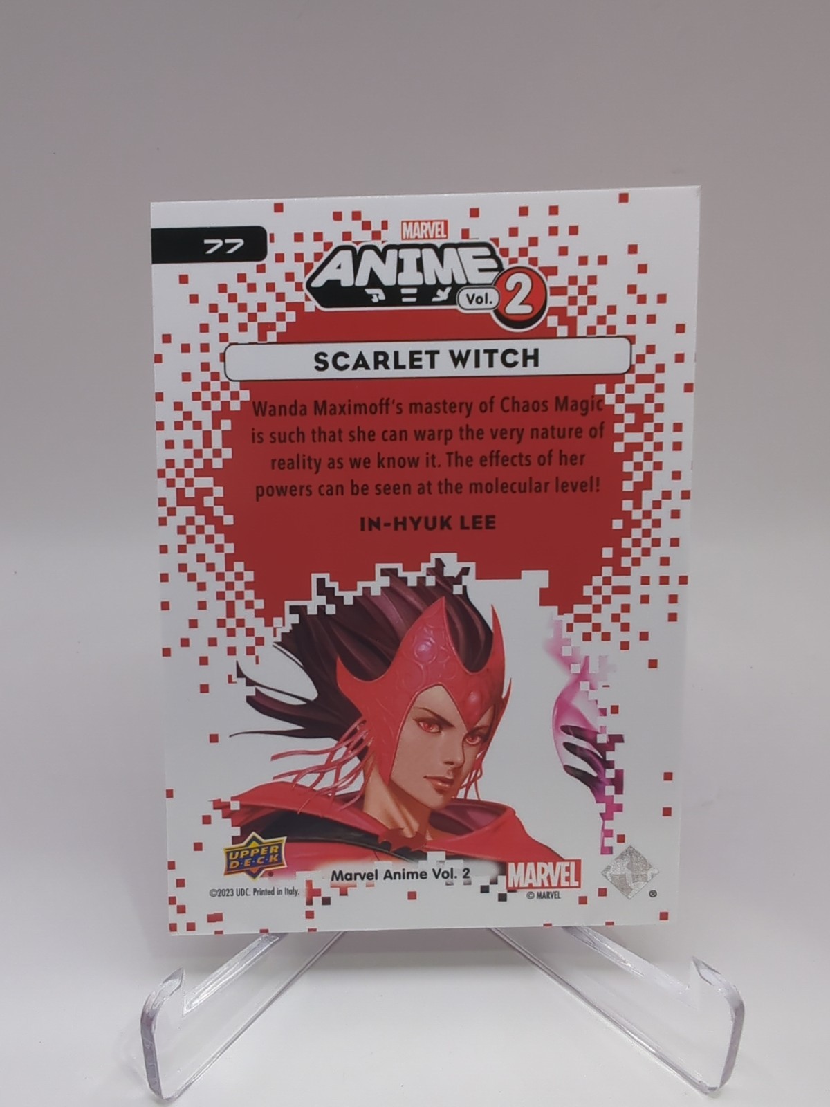 Scarlet Witch 2023 Upper Deck Marvel Anime Vol. 2 #77