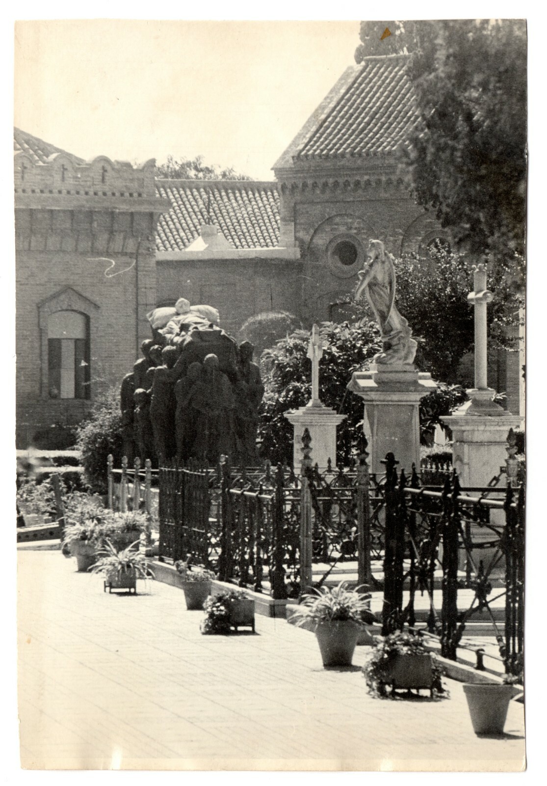 OLD PHOTO BLACK & WHITE 1970’s PANTHEON MONUMENT JOSELITO ´ EL GALLO ´ 117x171mm