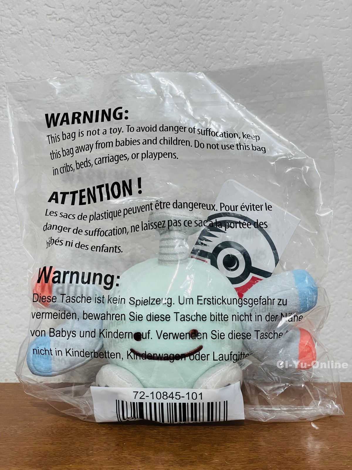 Pokemon Center Original Ditto As Magnemite Plush – 7 In.