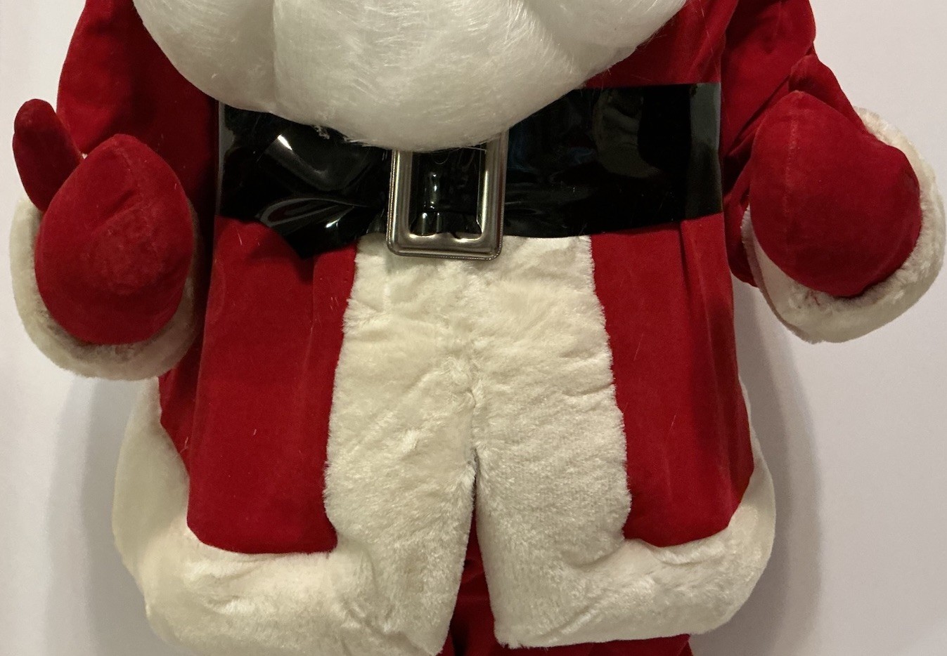 VINTAGE HAROLD GALE SANTA CLAUS 1950’S CHRISTMAS STORE DISPLAY ADVERTISING 38”