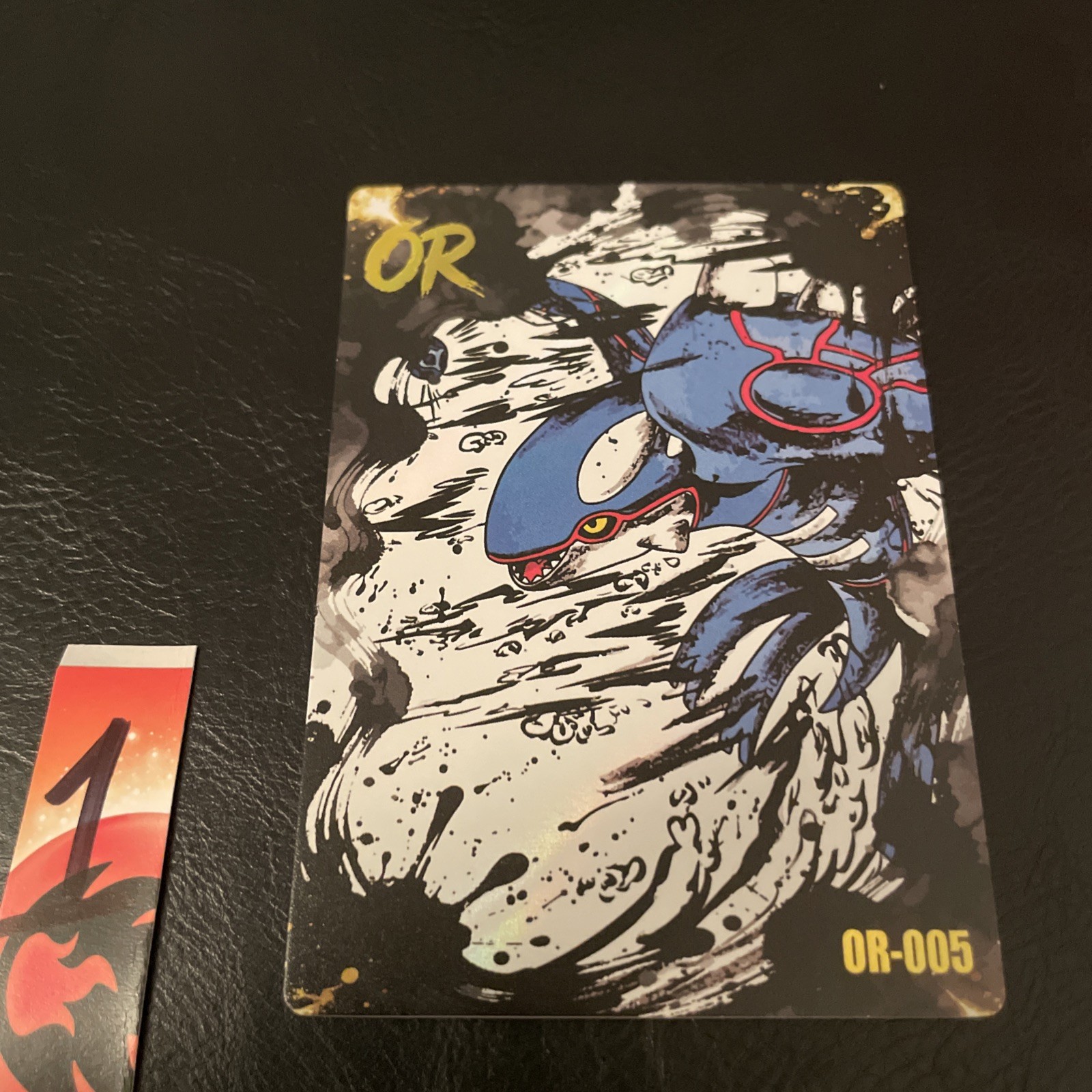 OR-005 Kyogre Pokémon Mengka V2.0 Non-TCG Pack Fresh Mint card