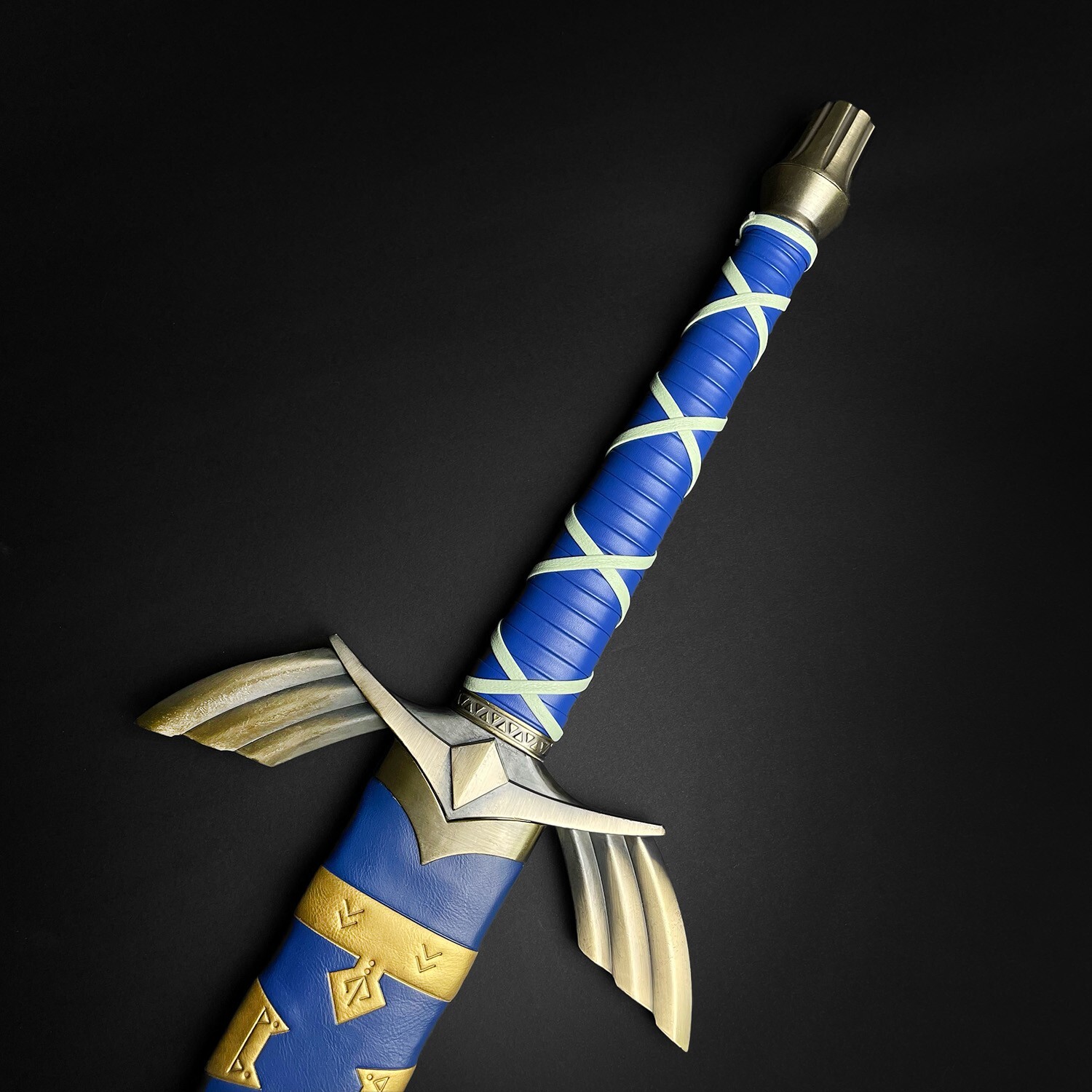 Fantasy Master Sword Replica Includes a Brown Frog Intended For Cosplay/Costumes