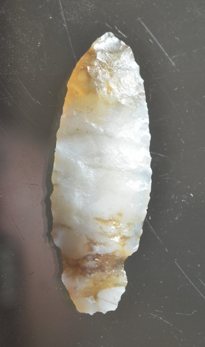 Authentic Modern Reproduction of Pre 1600 Utah Agate Arrowhead
