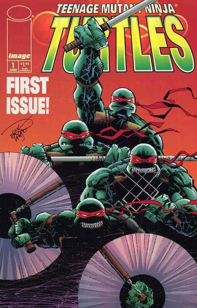 Teenage Mutant Ninja Turtles (3rd Series) #1 VF/NM; Image | Erik Larsen – w/Bag+