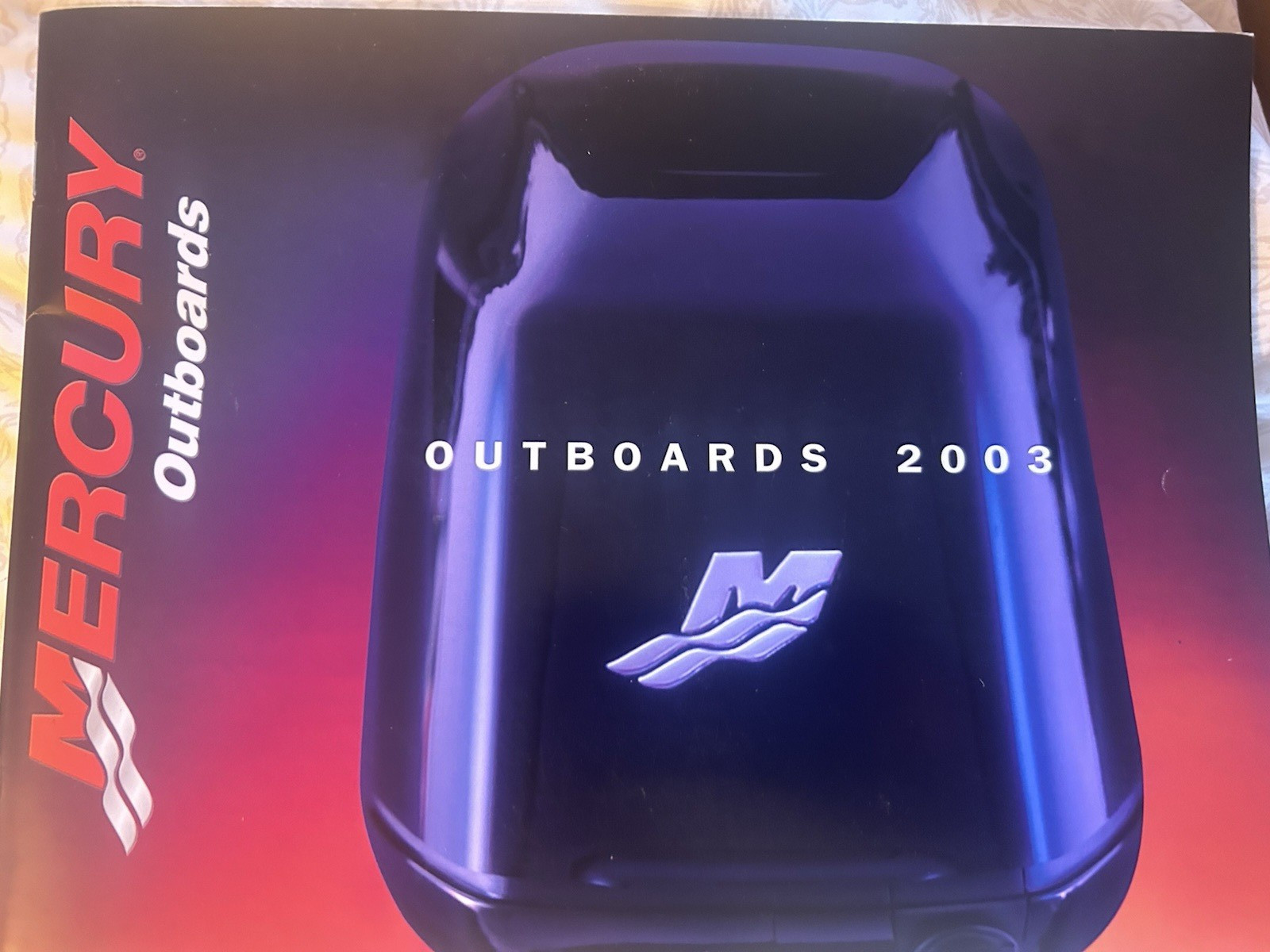 VINTAGE 2003 MERCURY BOAT OUTBOARD MOTORS CATALOG EXCELLENT CONDITION QUICK SHIP