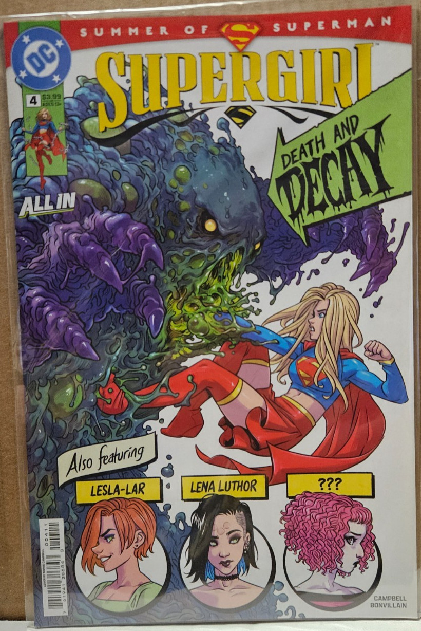 Supergirl #4 Sophie Campbell Cover (DC Comics October 2025)
