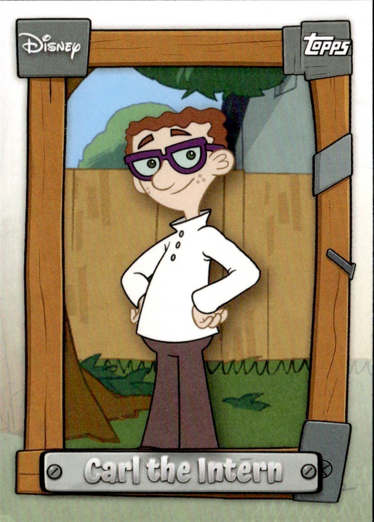 2026 Topps Disney Neon Phineas & Ferb Insert – Carl the Intern #P&F-17