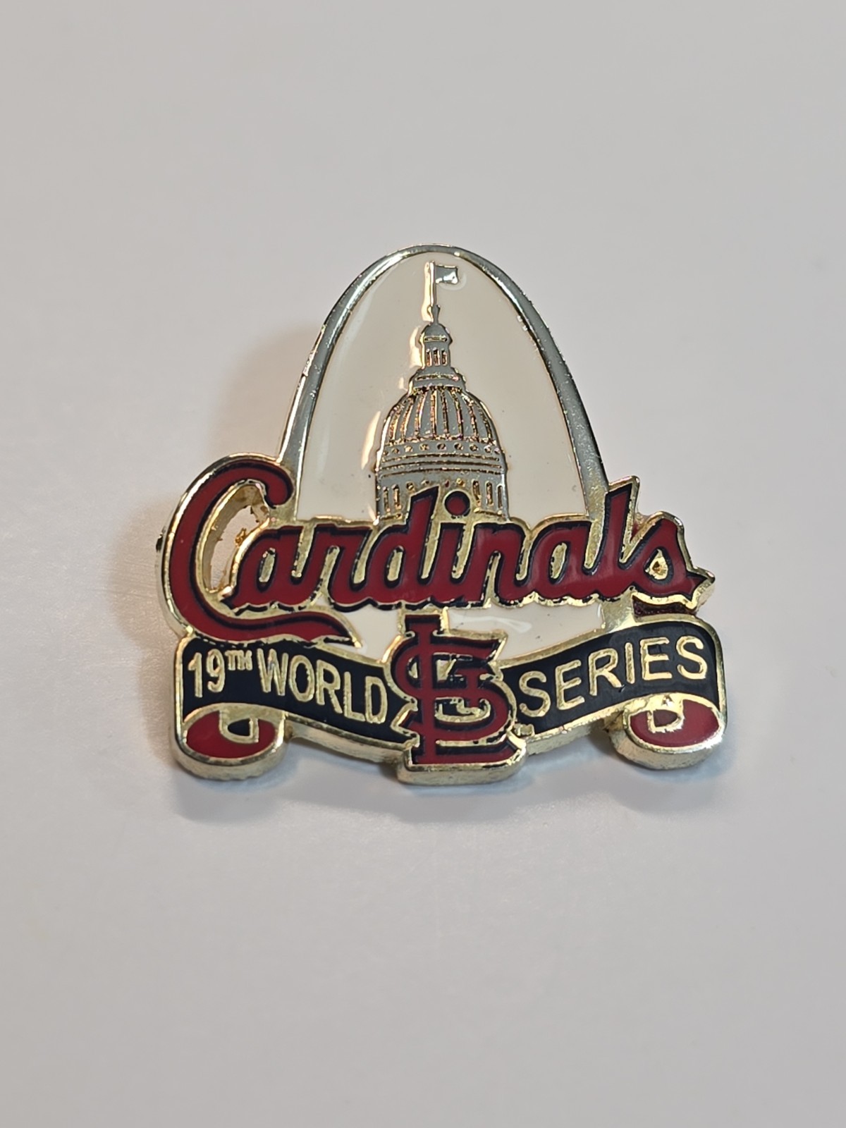 Saint Louis Cardinals 19th World Series Lapel Pin Major League Baseball