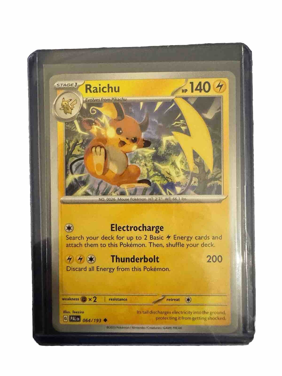 Raichu #64 Pokemon Paldea Evolved