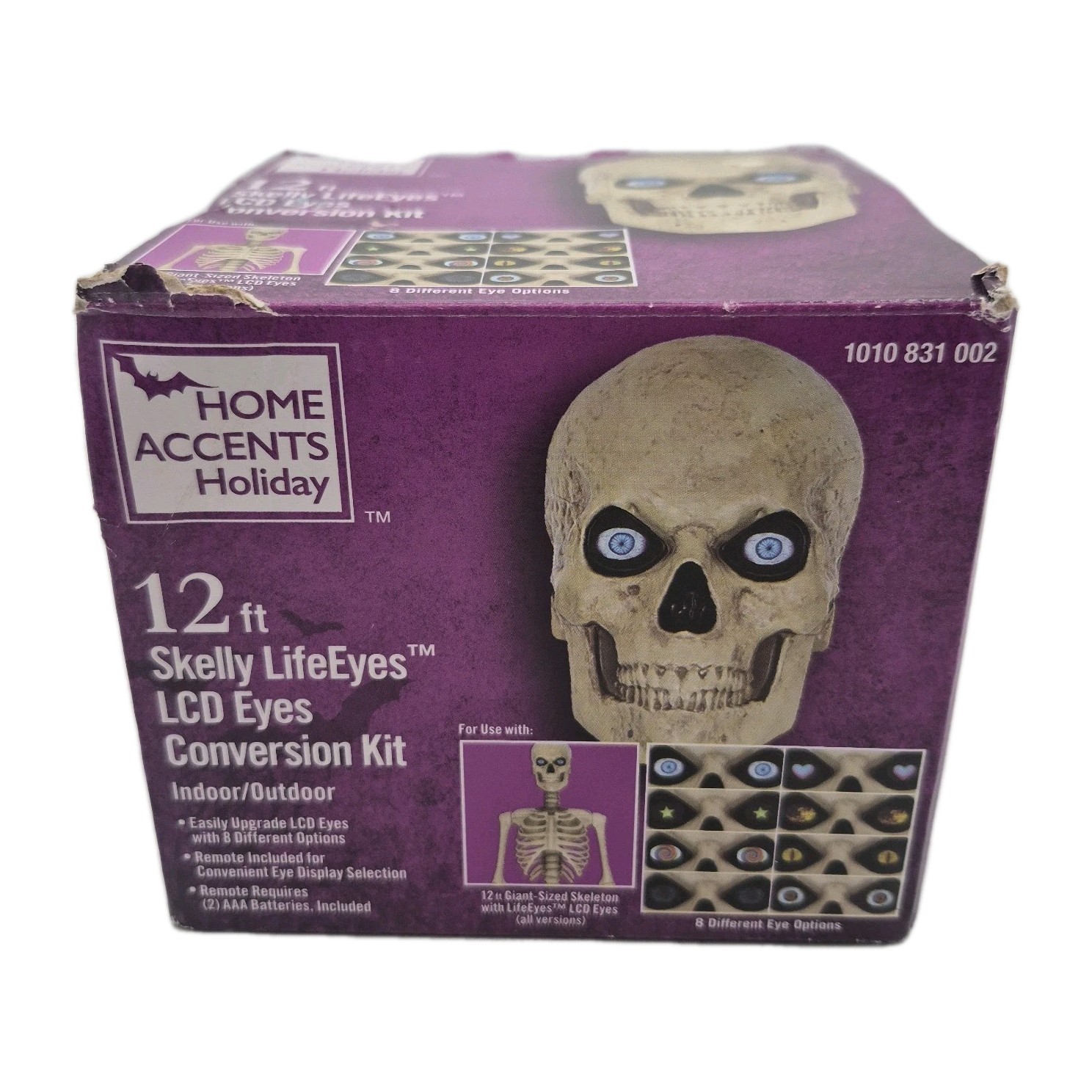 NEW HOME ACCENTS – Halloween 12 ft Skelly LifeEyes LCD Eyes Conversion Kit