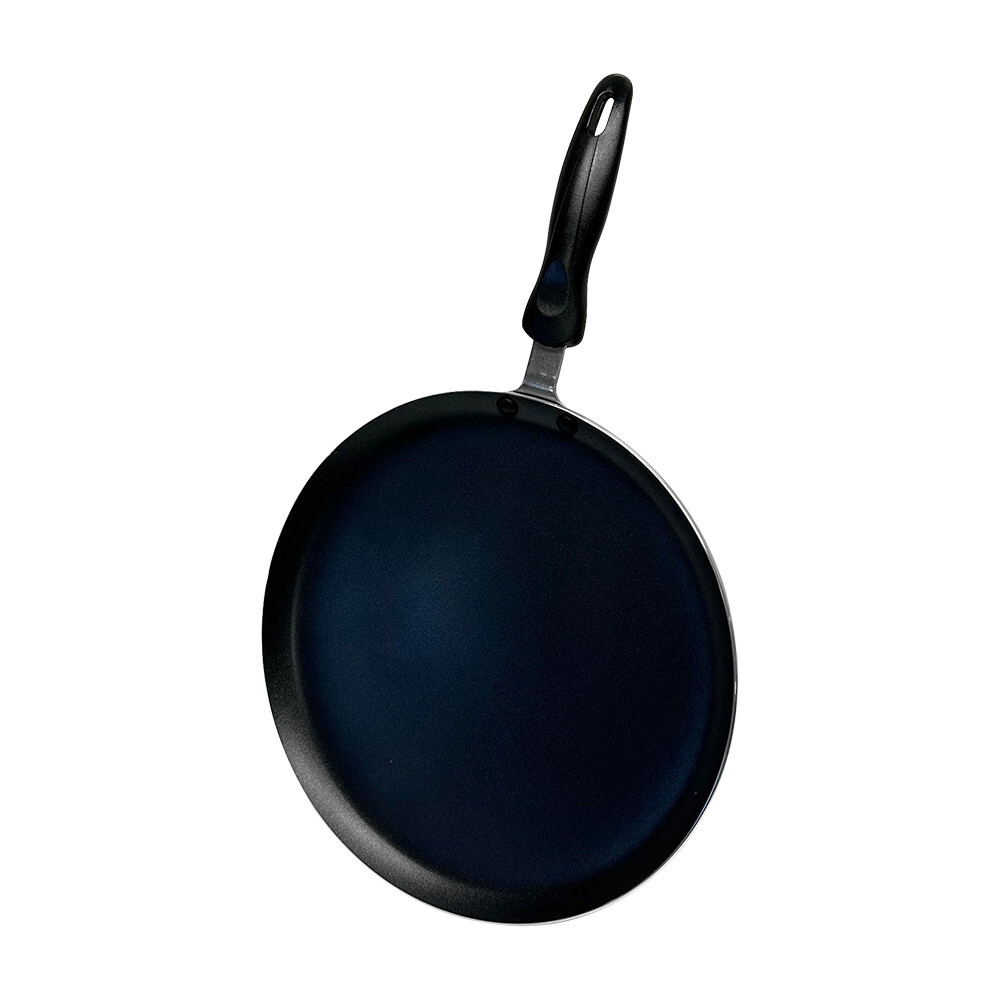 11″ Non-Stick Coating Round Griddle Pan Flat Grill With 6-3/4″ Long Handle